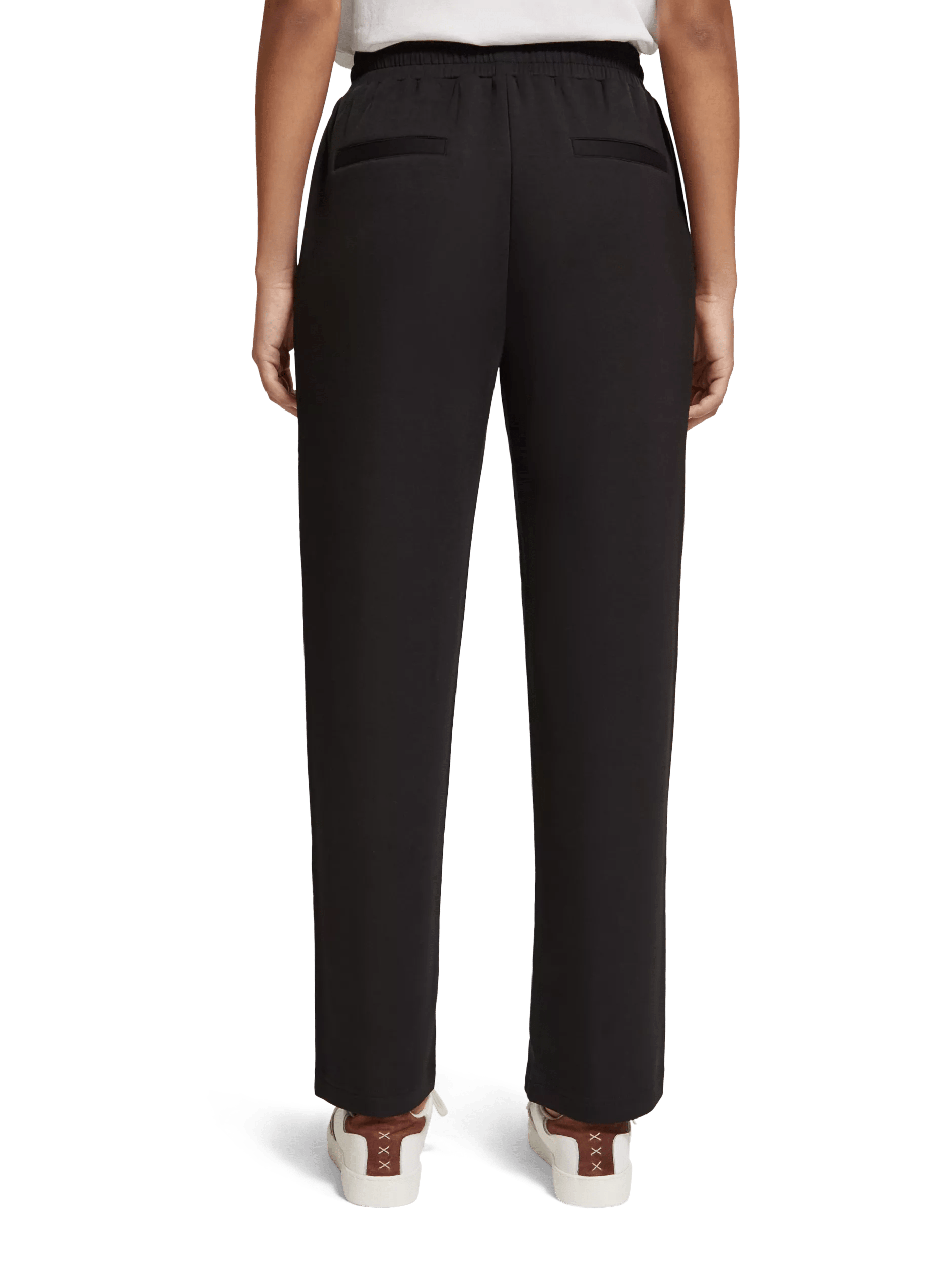 Maison Scotch - Pleated Straight Leg Jogger - Black