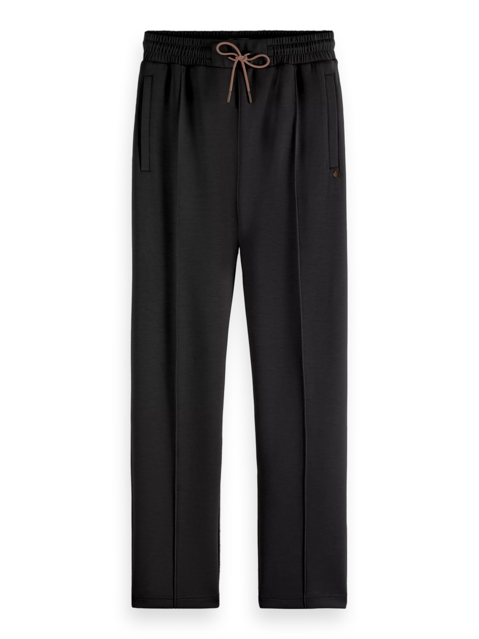 Maison Scotch - Pleated Straight Leg Jogger - Black