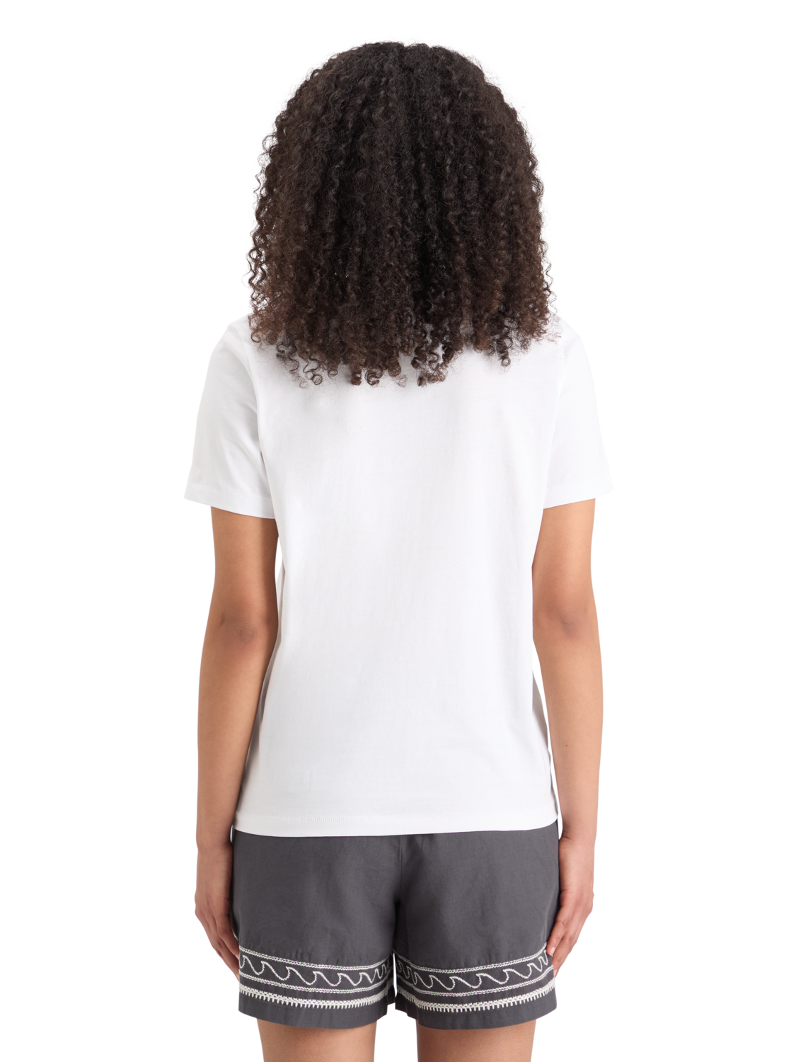 Maison Scotch - Regular Fit Left Chest Artwork Tee - White