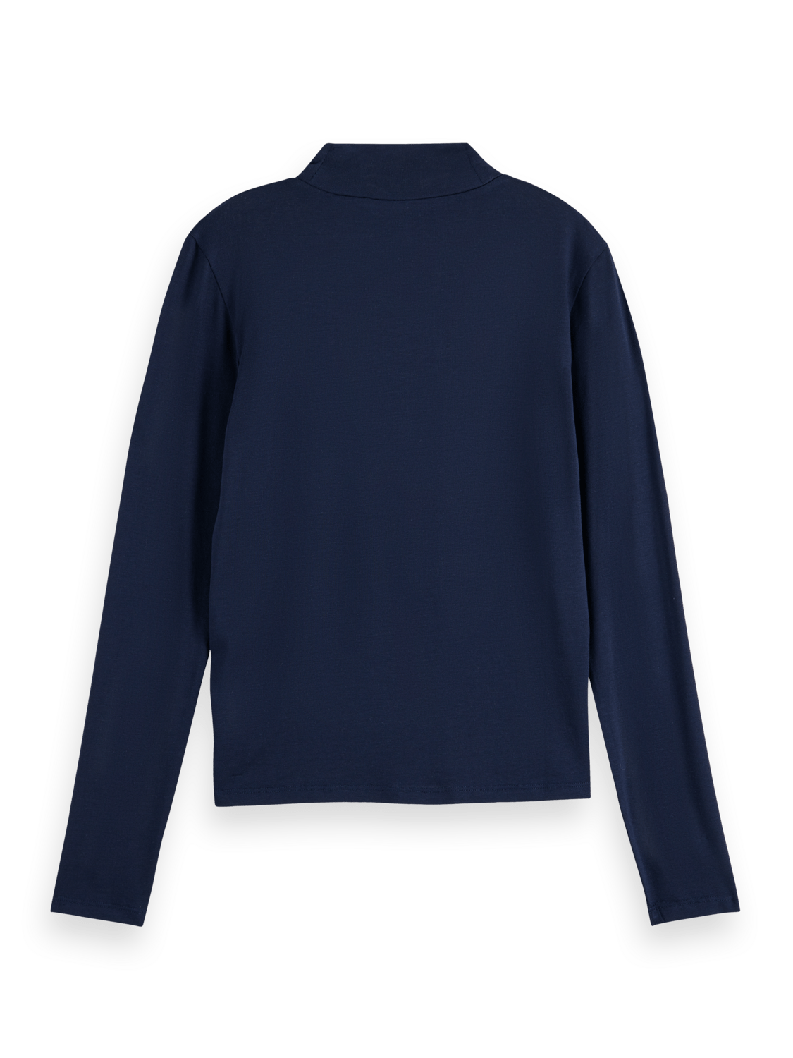 Maison Scotch - Mock Neck LS Top - Night