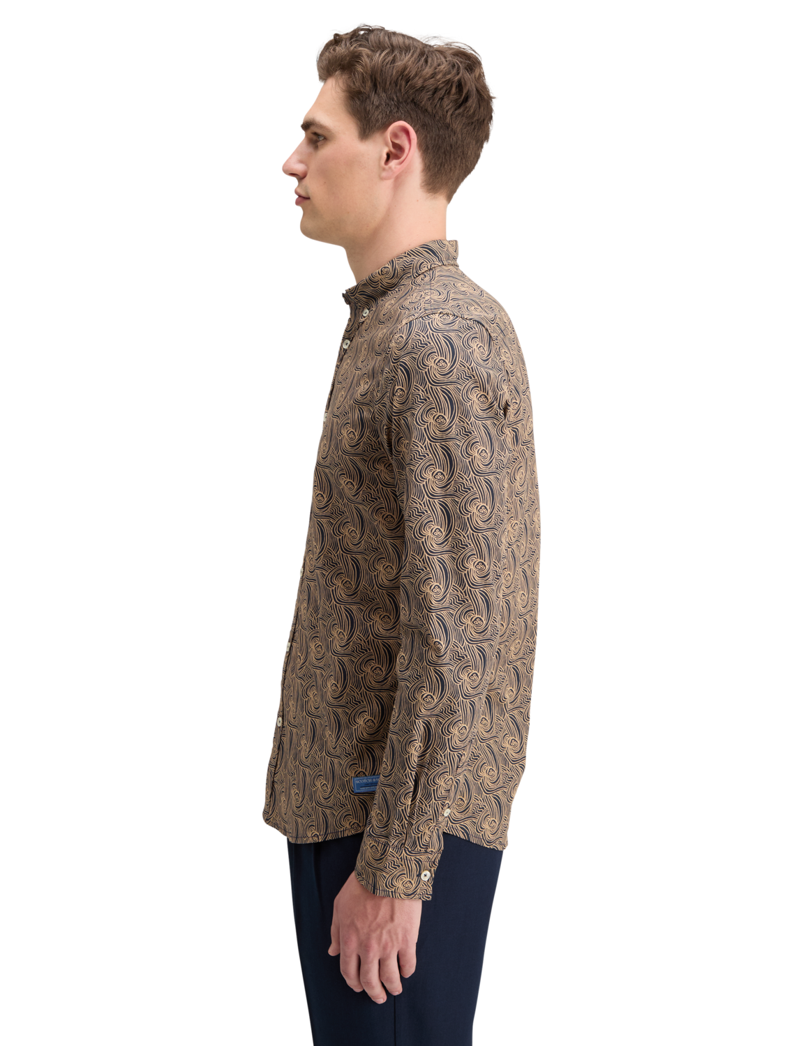 Scotch & Soda - Ditsy All Over Print Shirt - Wave AOP