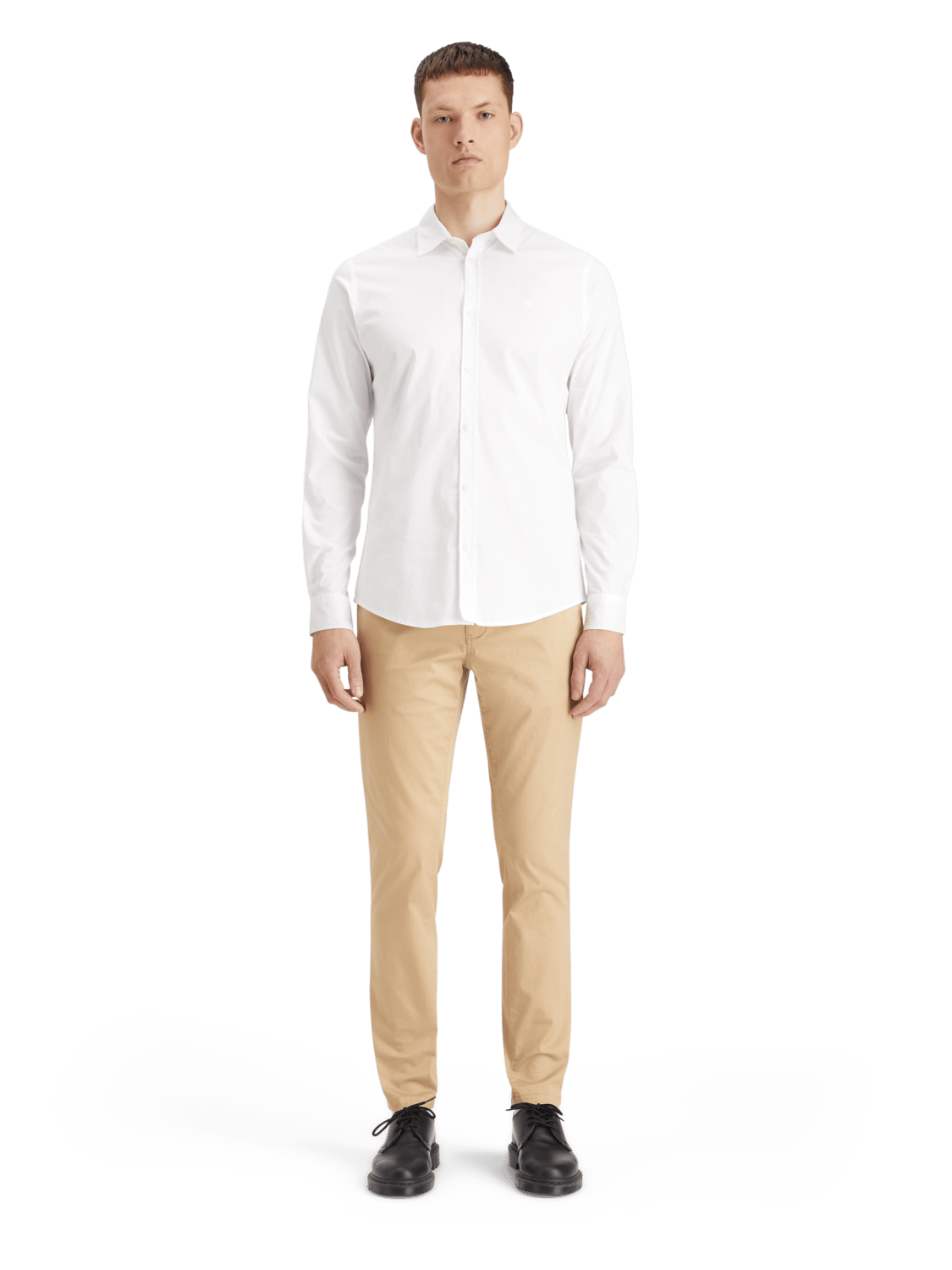 Scotch & Soda - Essentials Poplin Shirt - Bright White