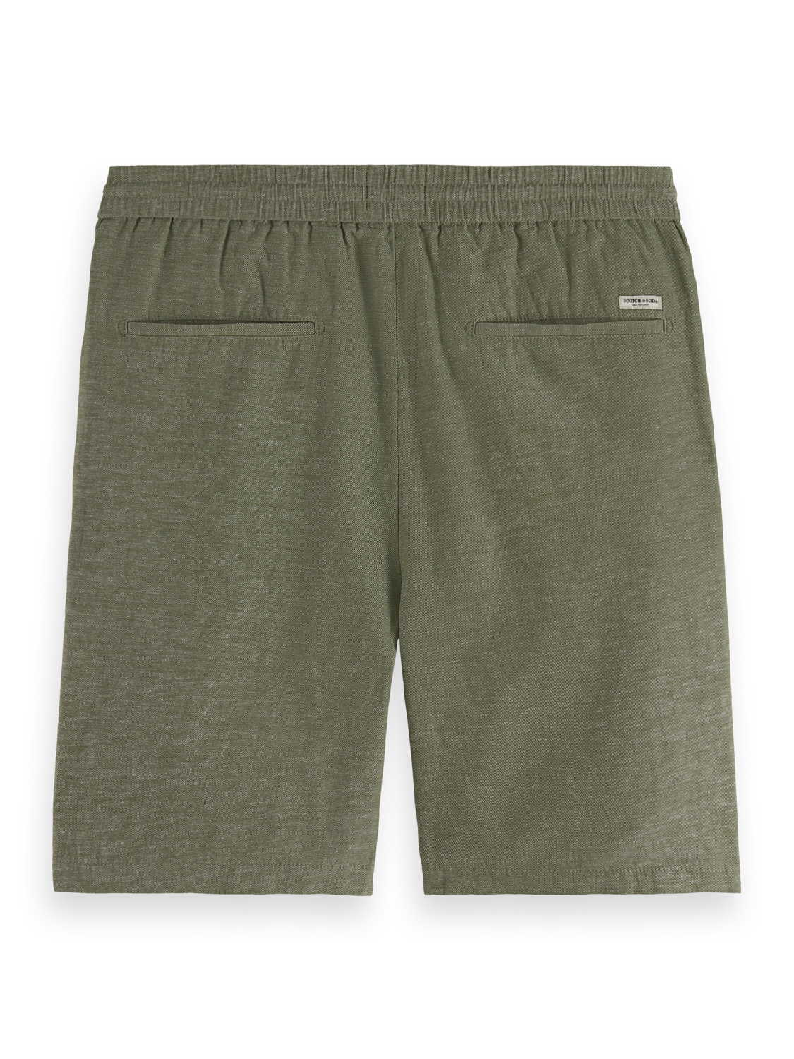 Scotch & Soda - Fave Cotton/Linen Short - Army