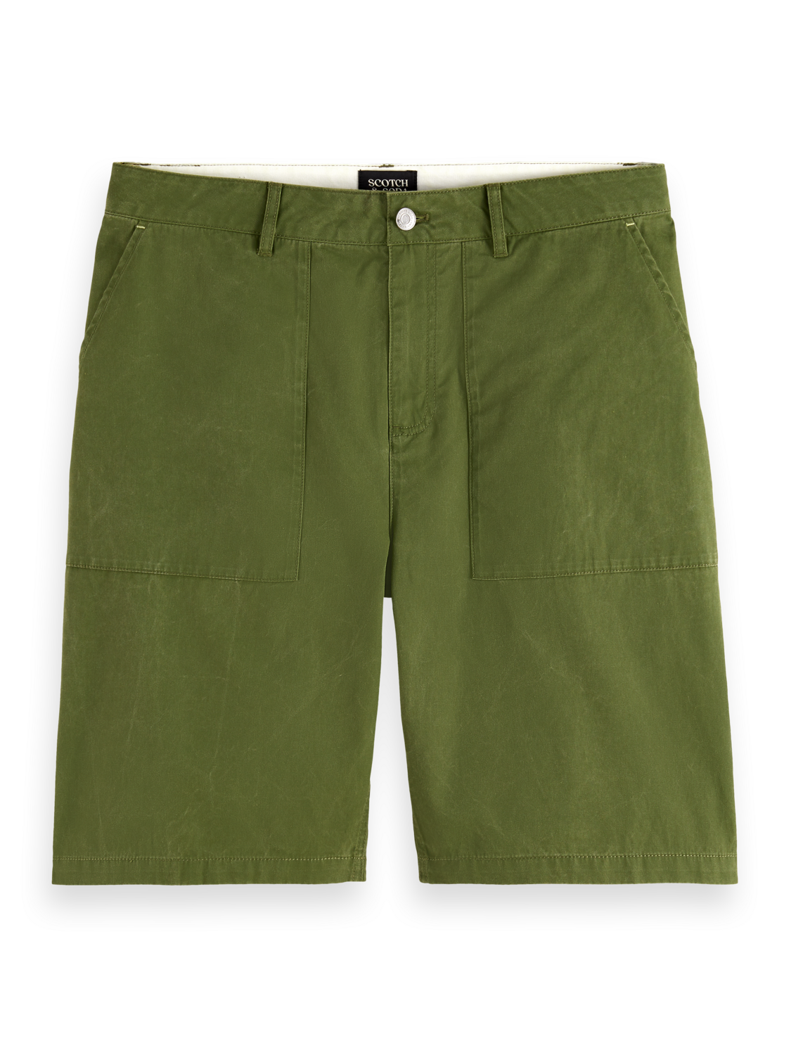 Scotch & Soda - Relaxed Carpenter Short - Washed Army