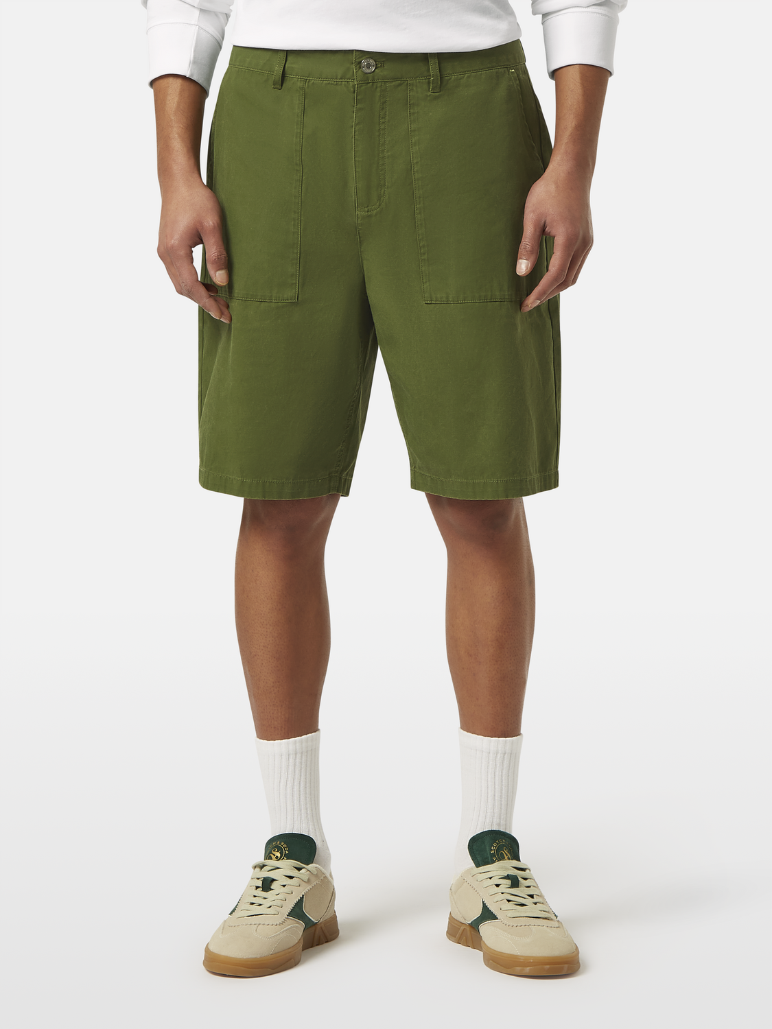 Scotch & Soda - Relaxed Carpenter Short - Washed Army