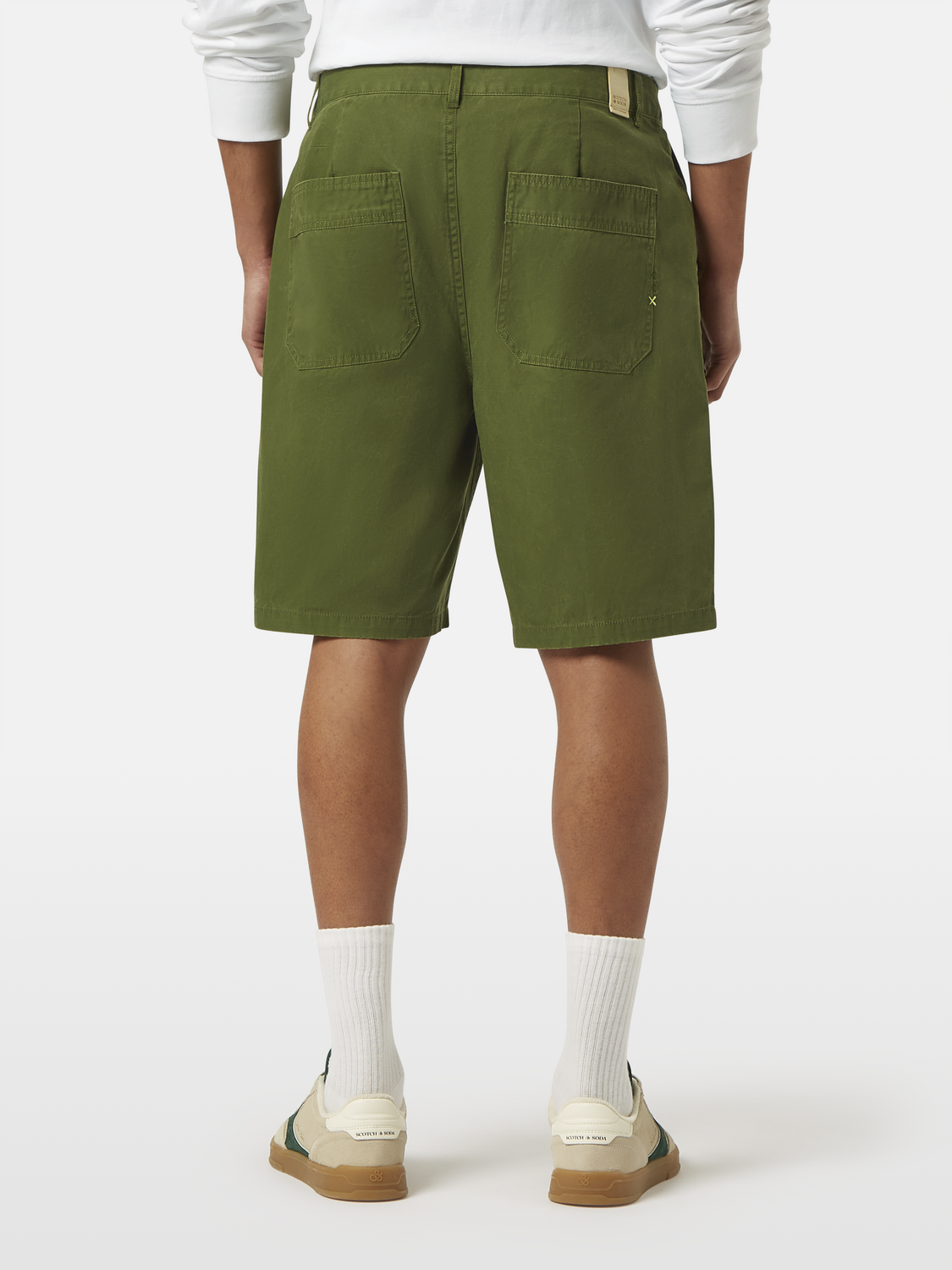Scotch & Soda - Relaxed Carpenter Short - Washed Army