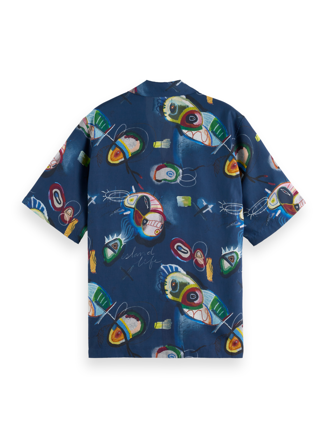 Scotch & Soda - Relaxed Fit SS Shirt - Abstract Island Night