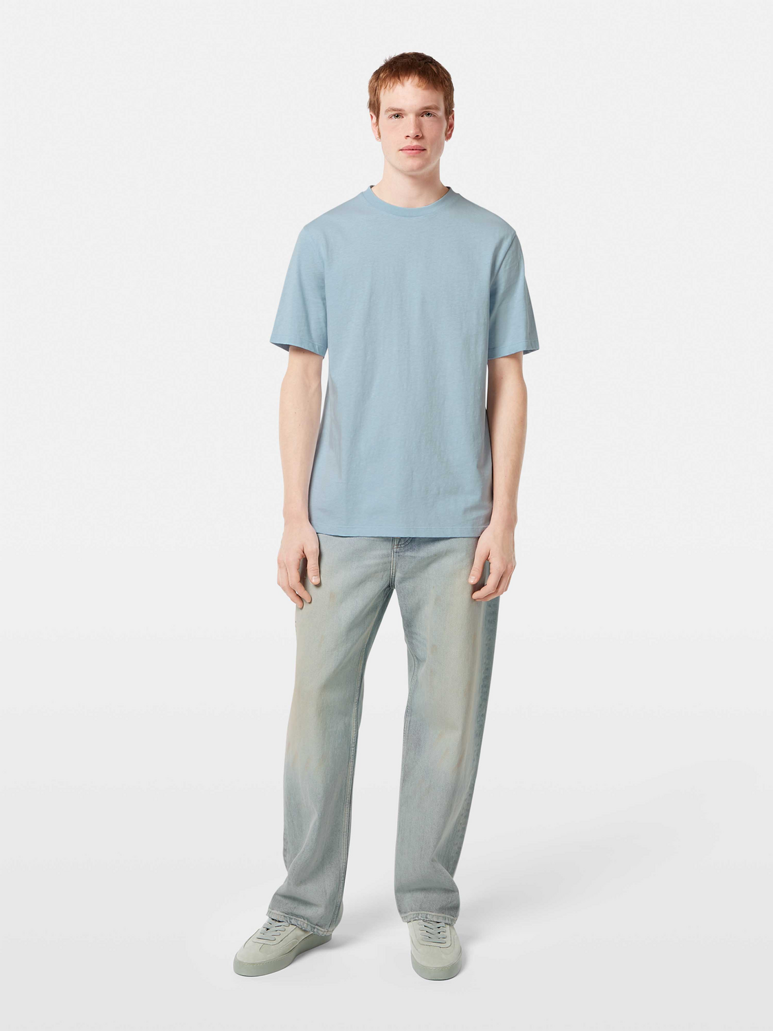 Scotch & Soda - Regular Fit Three Crosses Tee - Shirting Blue