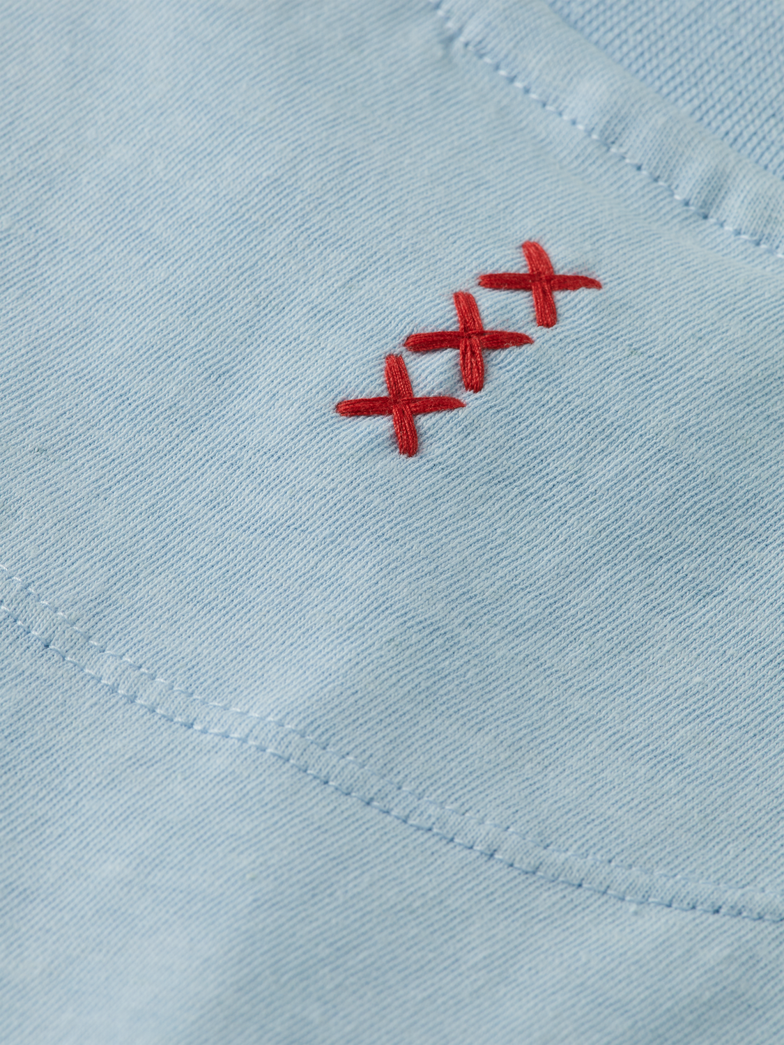 Scotch & Soda - Regular Fit Three Crosses Tee - Shirting Blue