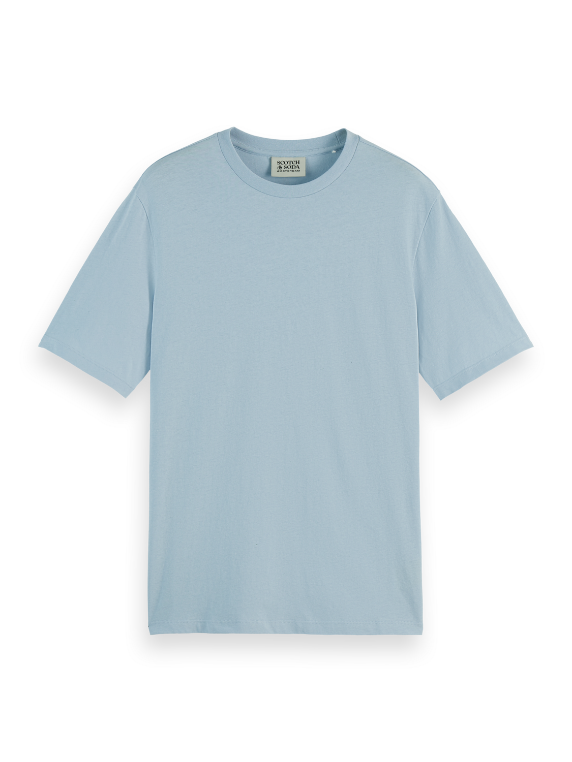 Scotch & Soda - Regular Fit Three Crosses Tee - Shirting Blue