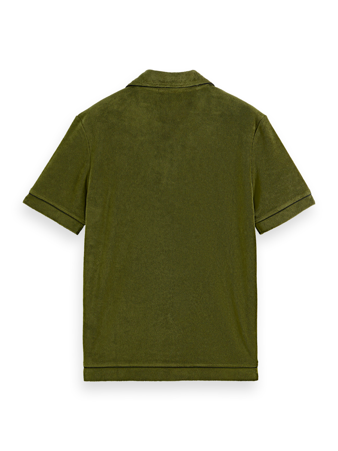 Scotch & Soda - Towelling Relaxed Fit Polo - Army