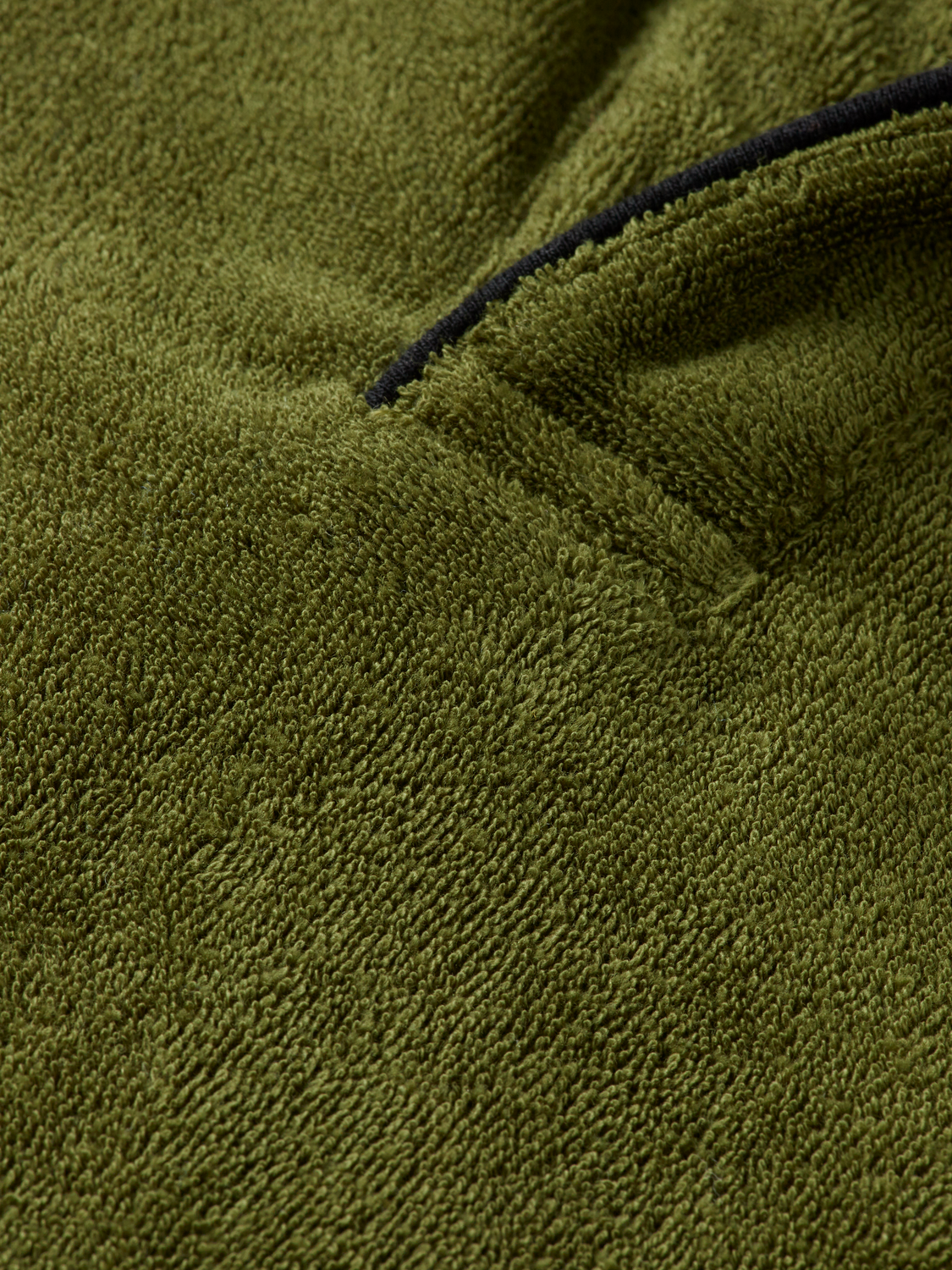 Scotch & Soda - Towelling Relaxed Fit Polo - Army