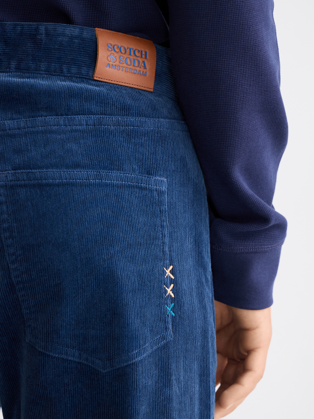 Scotch & Soda - The Zee Straight Corduroy Pant - Insignia Blue