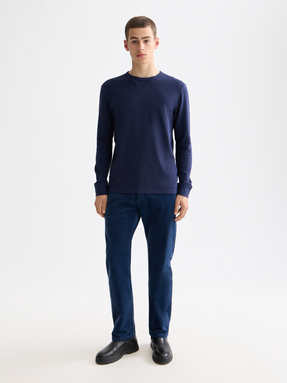Scotch & Soda - The Zee Straight Corduroy Pant - Insignia Blue