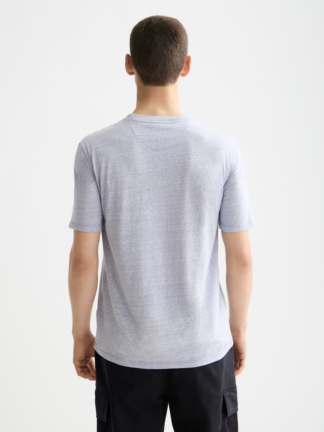 Scotch & Soda - Regular Fit Melange Tee - Languid Lavender Melange