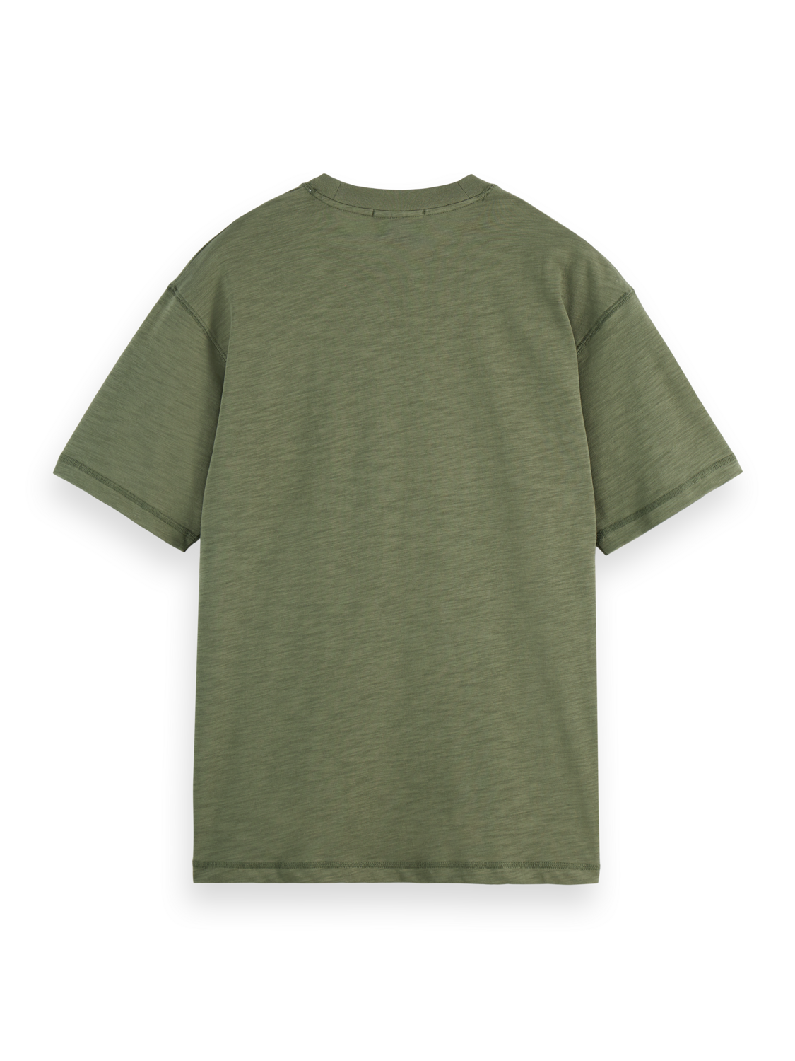 Scotch & Soda - Relaxed Fit Patchwork Pocket Tee - Thyme