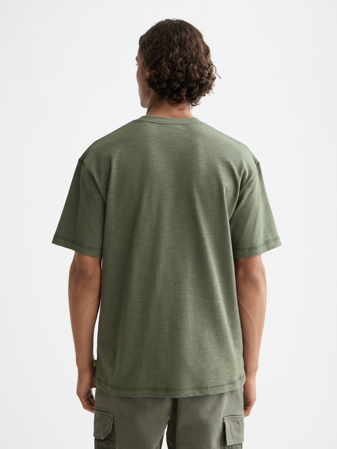 Scotch & Soda - Relaxed Fit Patchwork Pocket Tee - Thyme