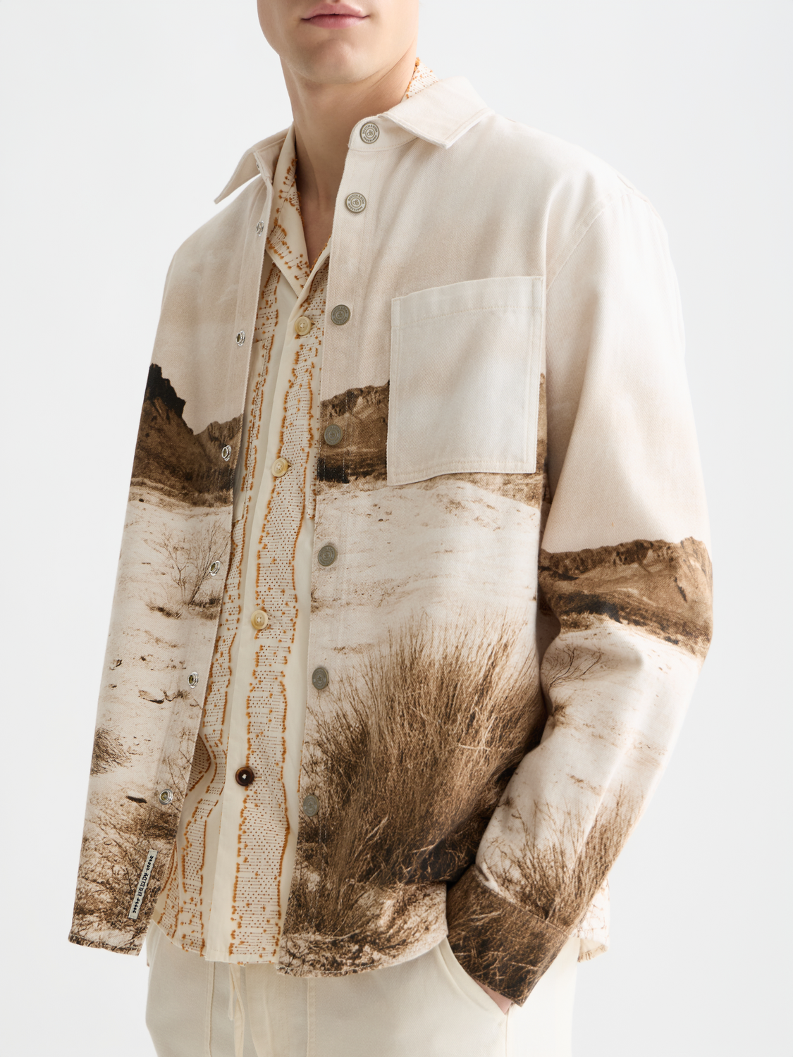Scotch & Soda - Scenery Overshirt - Longhorn Sepia