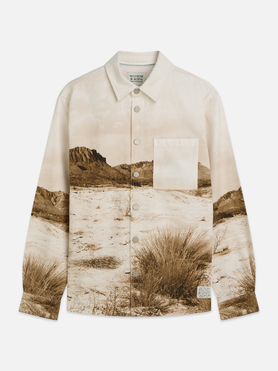 Scotch & Soda - Scenery Overshirt - Longhorn Sepia