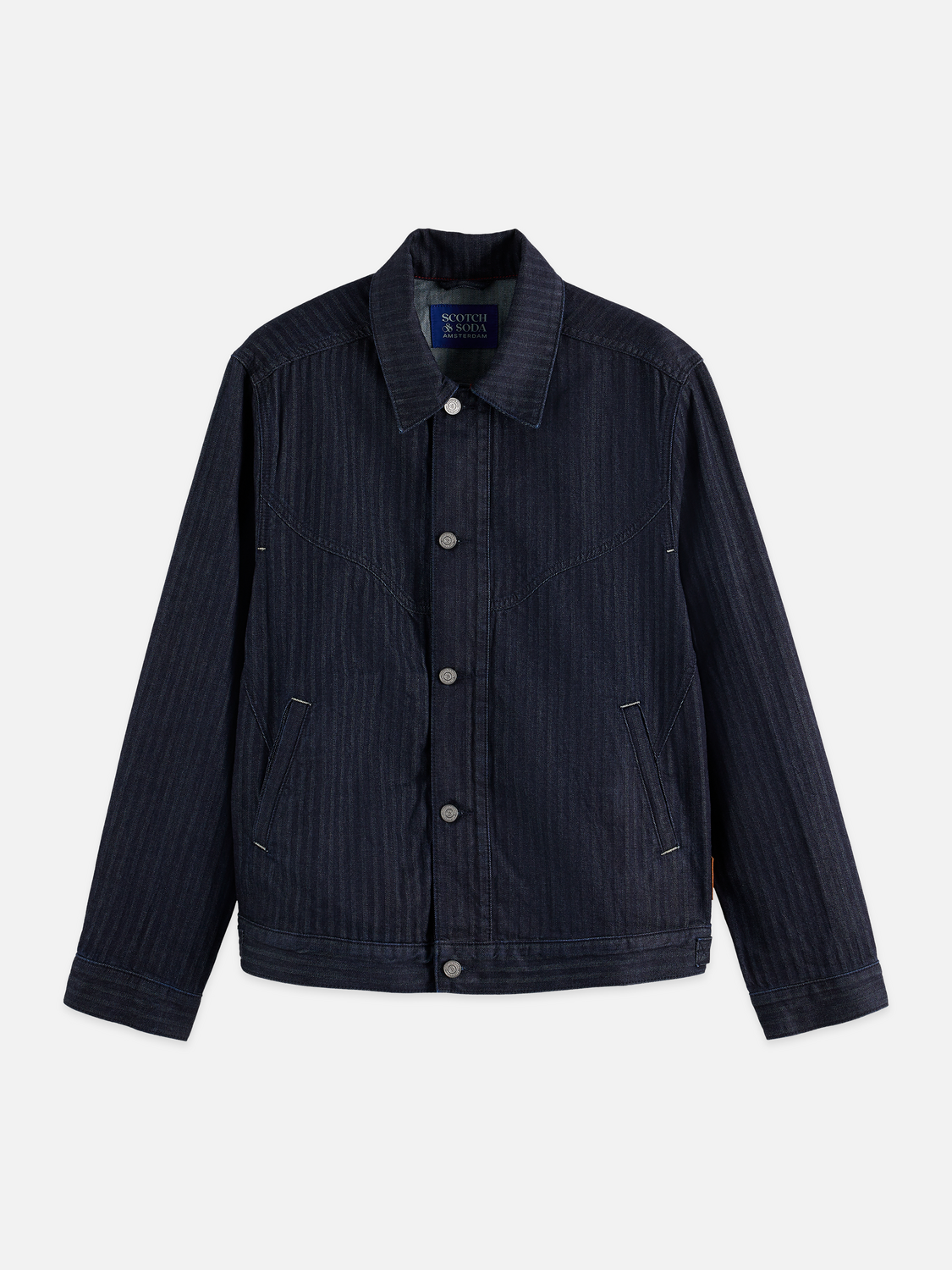 Scotch & Soda - Trucker Western Jacket - Blue Velvet