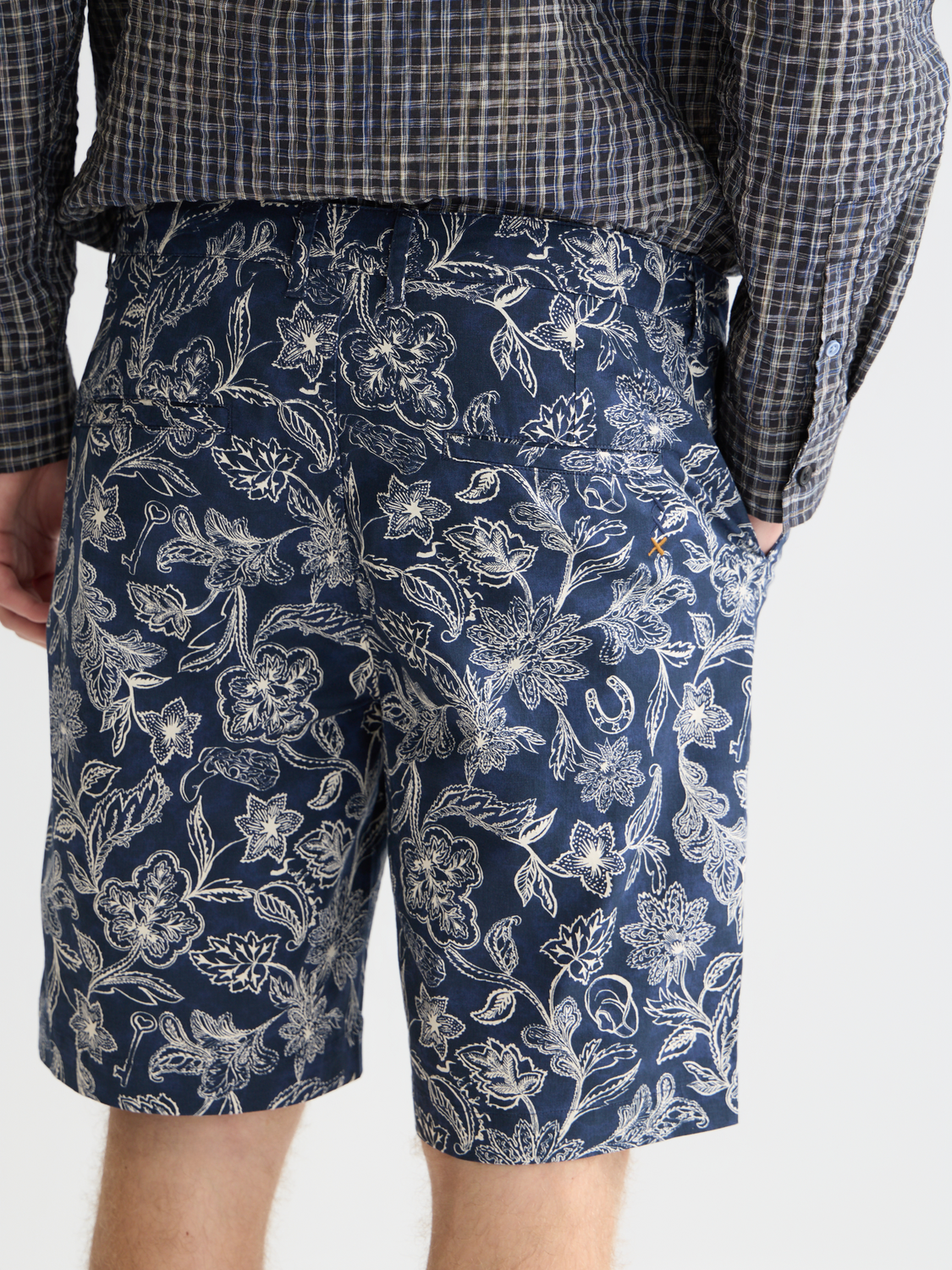 Scotch & Soda - Stuart Printed Chino Short - Lucky Bandana Dress Blues