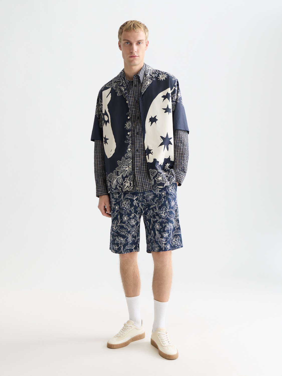 Scotch & Soda - Stuart Printed Chino Short - Lucky Bandana Dress Blues