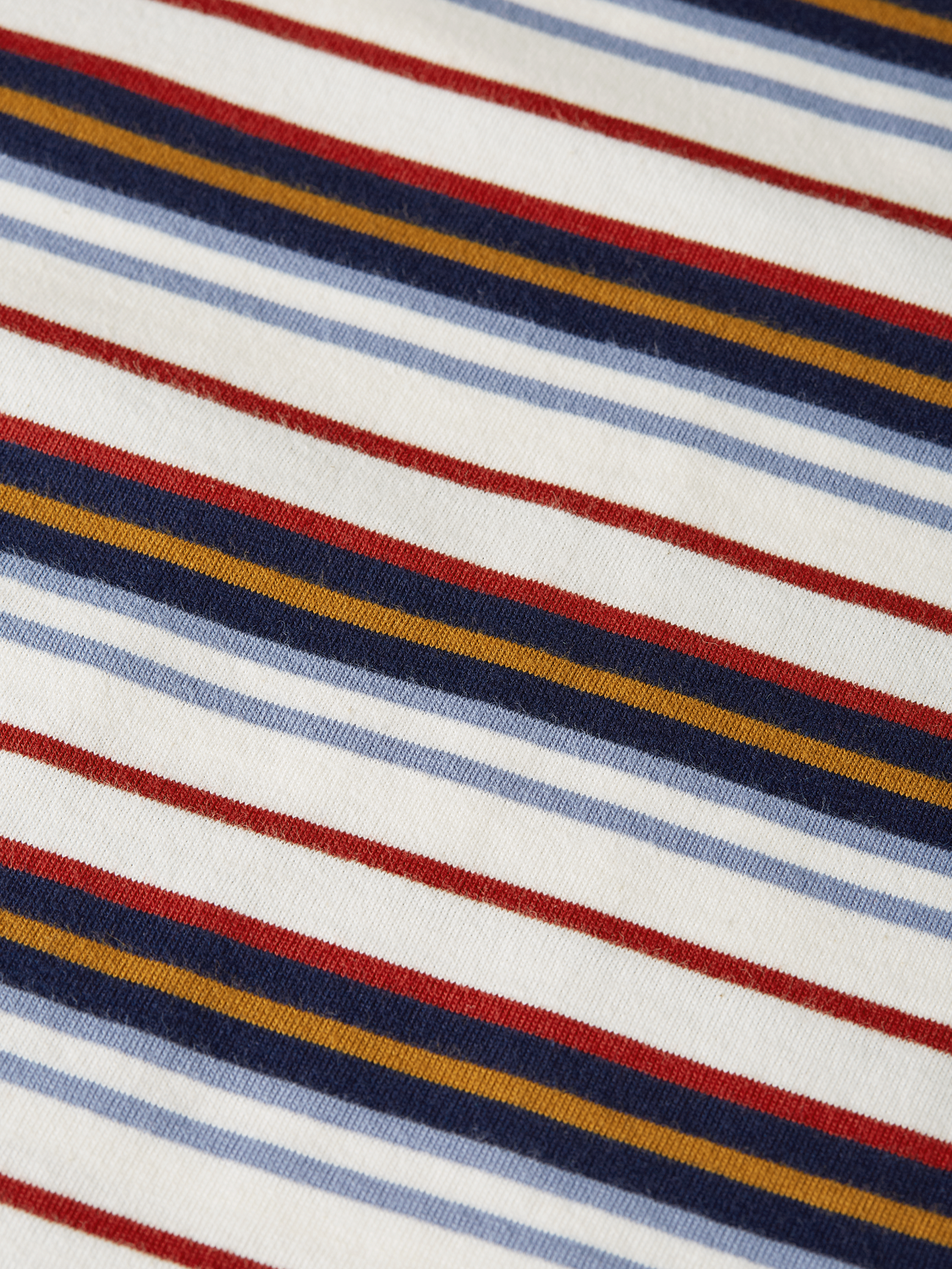 Scotch & Soda - Relaxed Fit Yarn-Dyed Tee - Pageant Blue Stripe