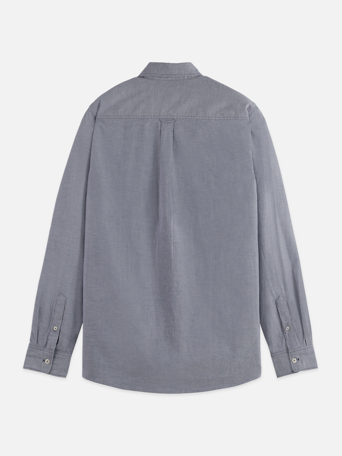 Scotch & Soda - Regular Fit Solid Oxford Shirt - Oceana