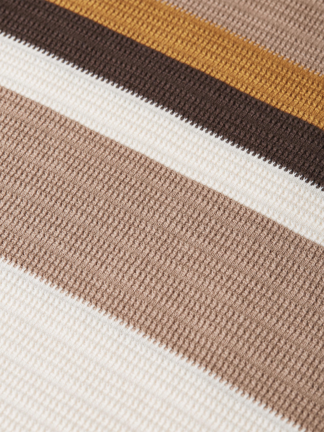 Scotch & Soda - Structured Striped Knitted Polo - Cathay Spice Stripe