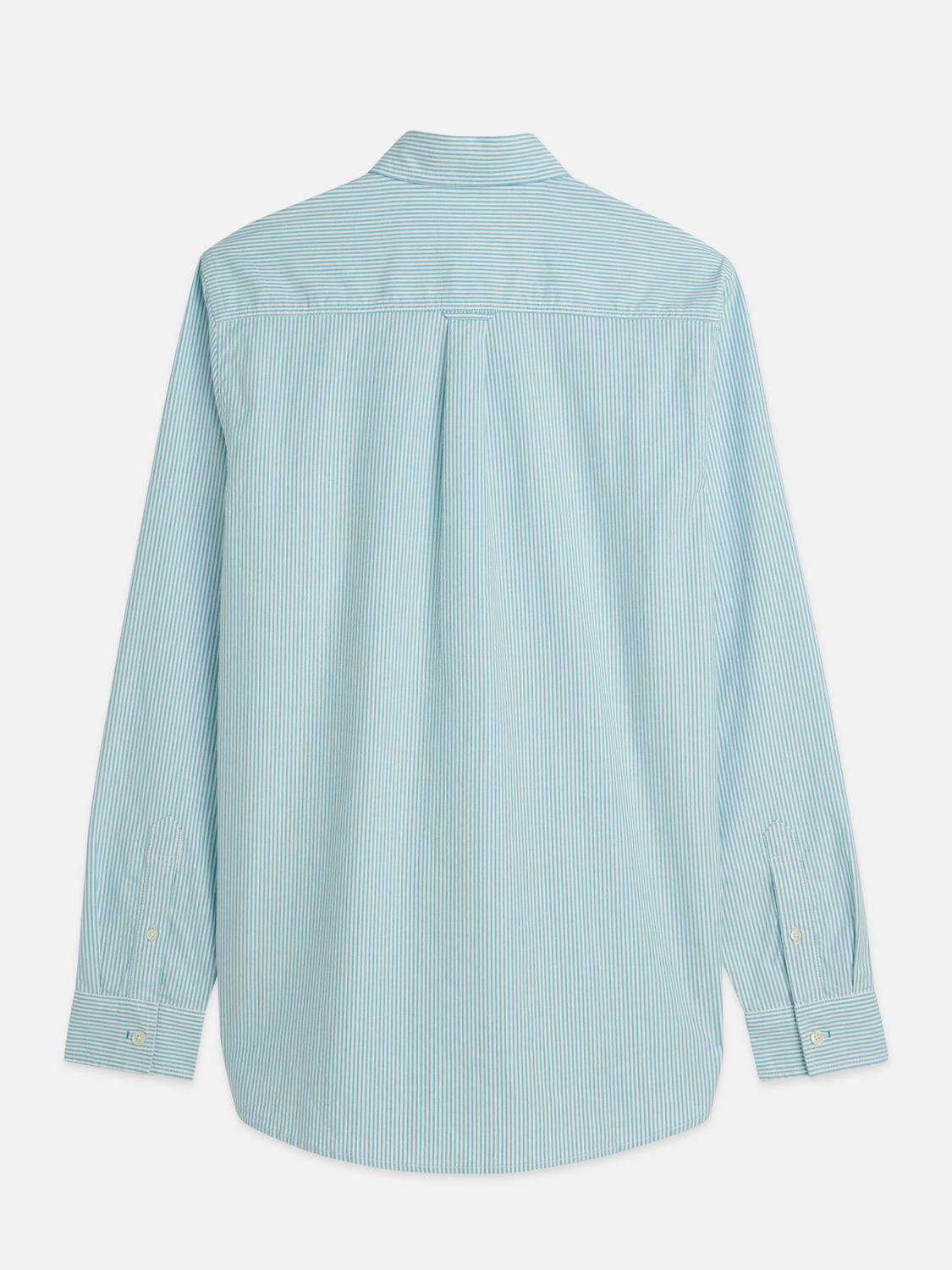 Scotch & Soda - Oxford Striped Regular Fit Shirt - Tahitian Teal Stripe