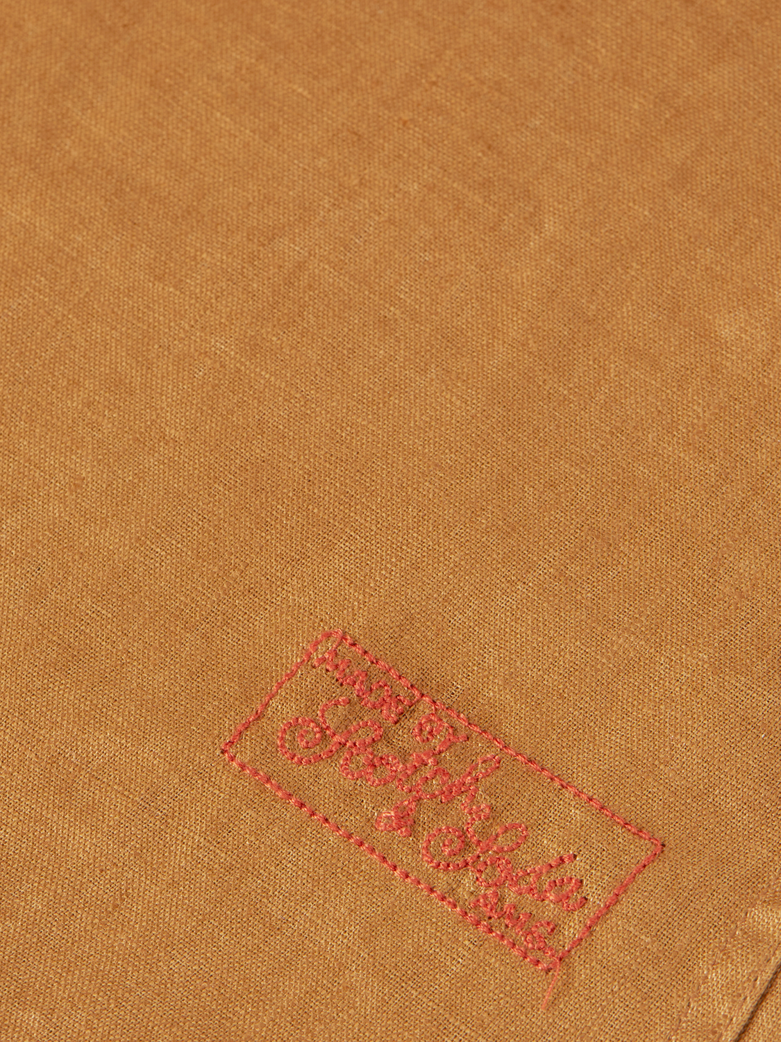 Scotch & Soda - Regular Fit Linen Shirt - Cathay Spice