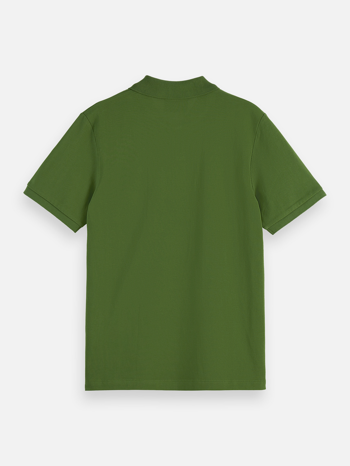 Scotch & Soda - Pique Chest Logo Polo - Garden Green