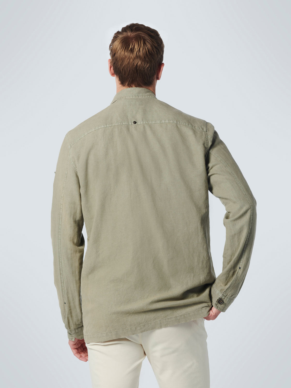 No Excess - Surplus Garment Dyed Overshirt - Smoke Green