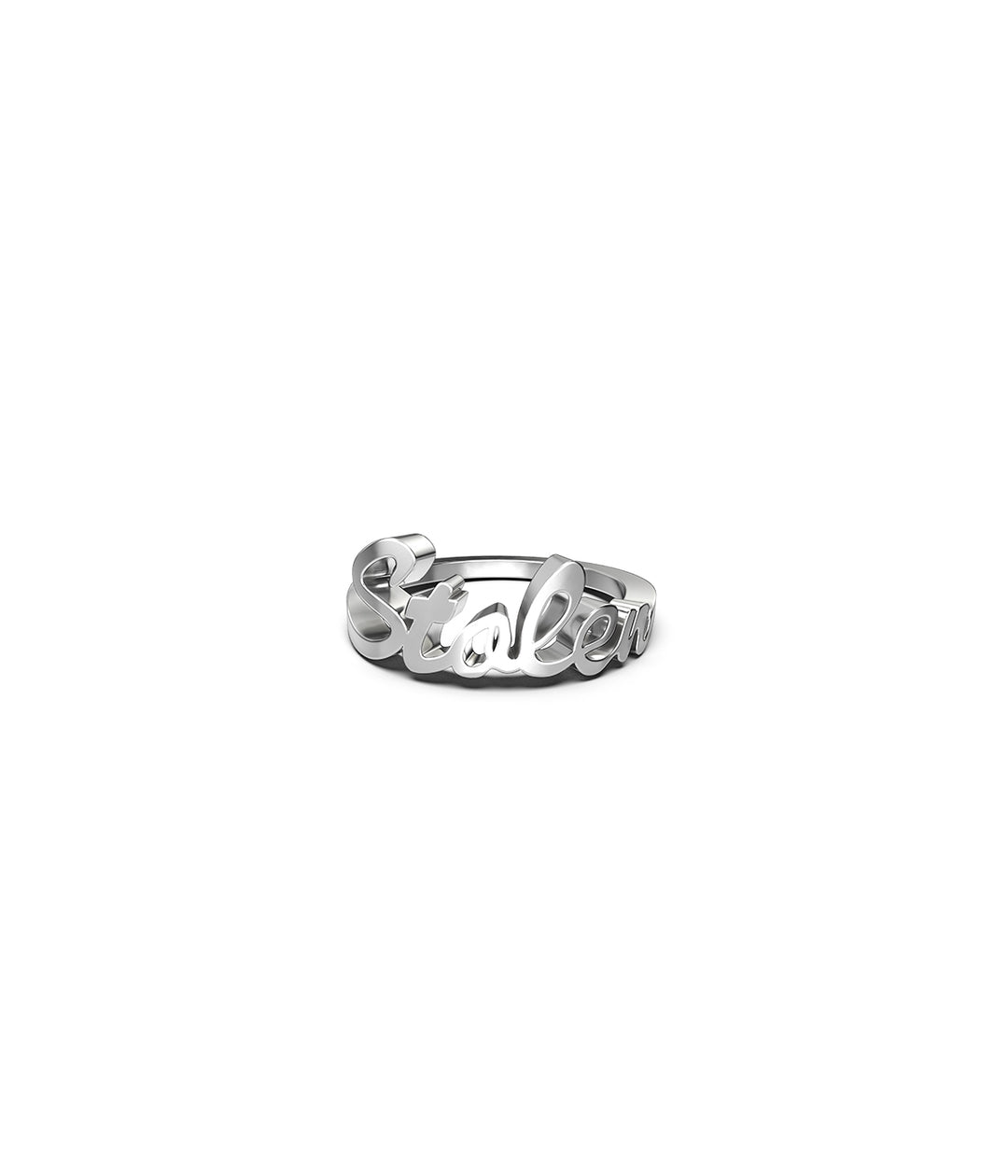 Stolen Girlfriends Club - Stolen Script Ring - Silver