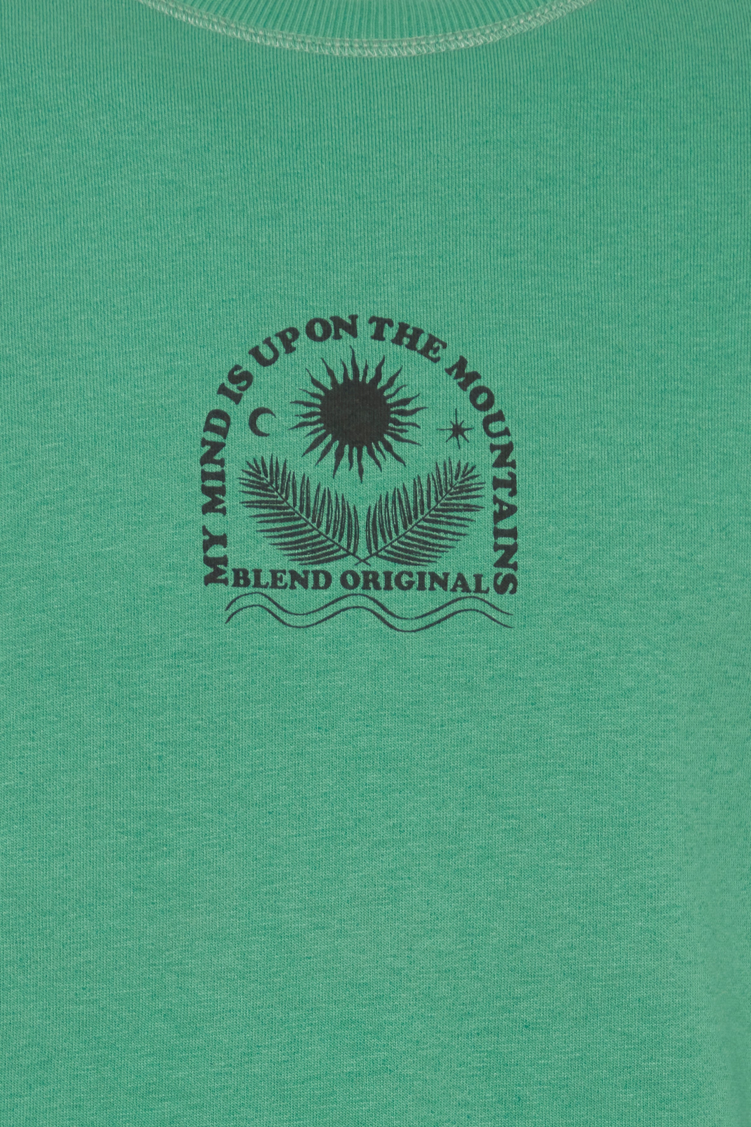 Blend - Mind Up On The Mountains Sweatshirt - Pine Green