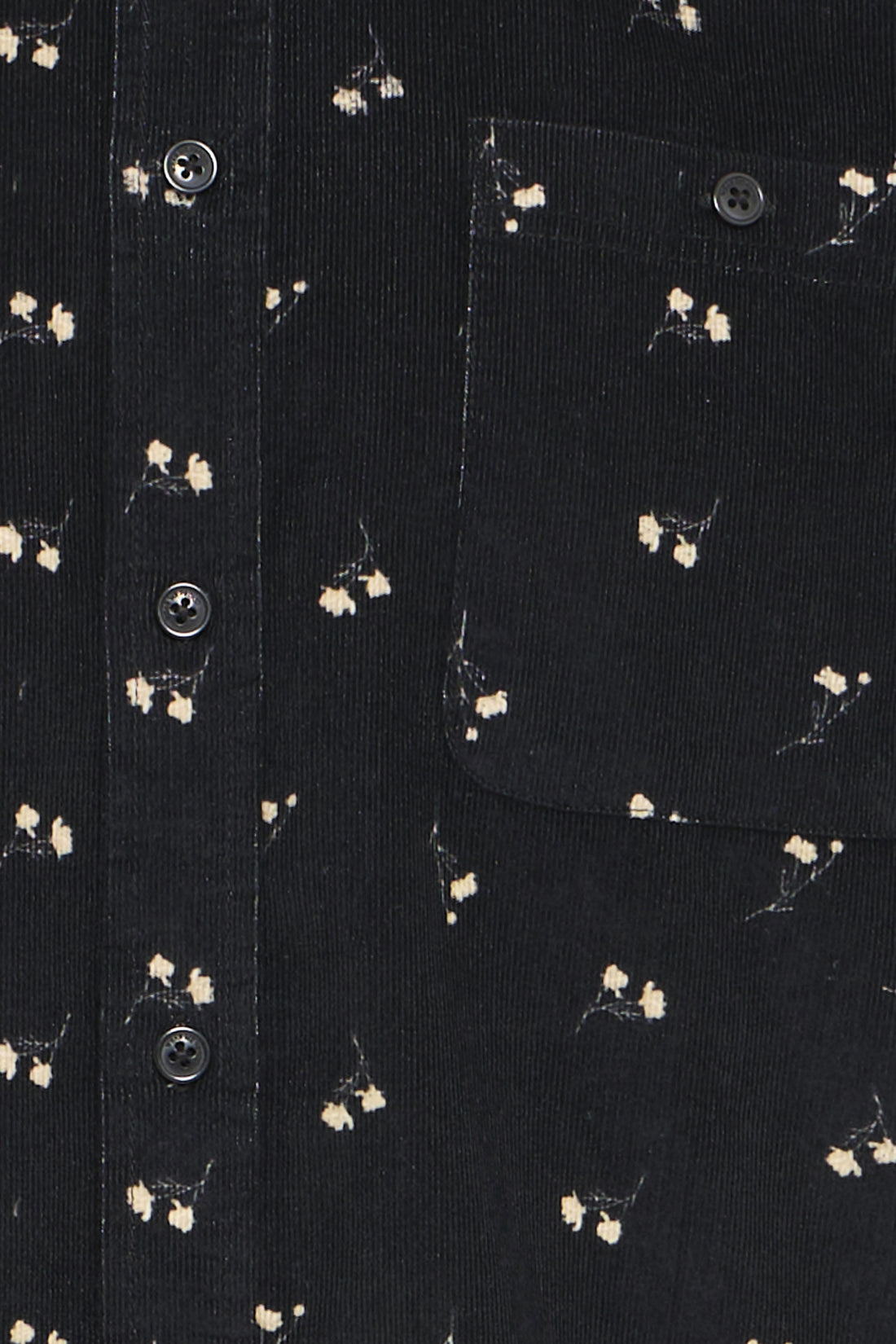 Blend - Bharron Cord LS Shirt - Black Beauty