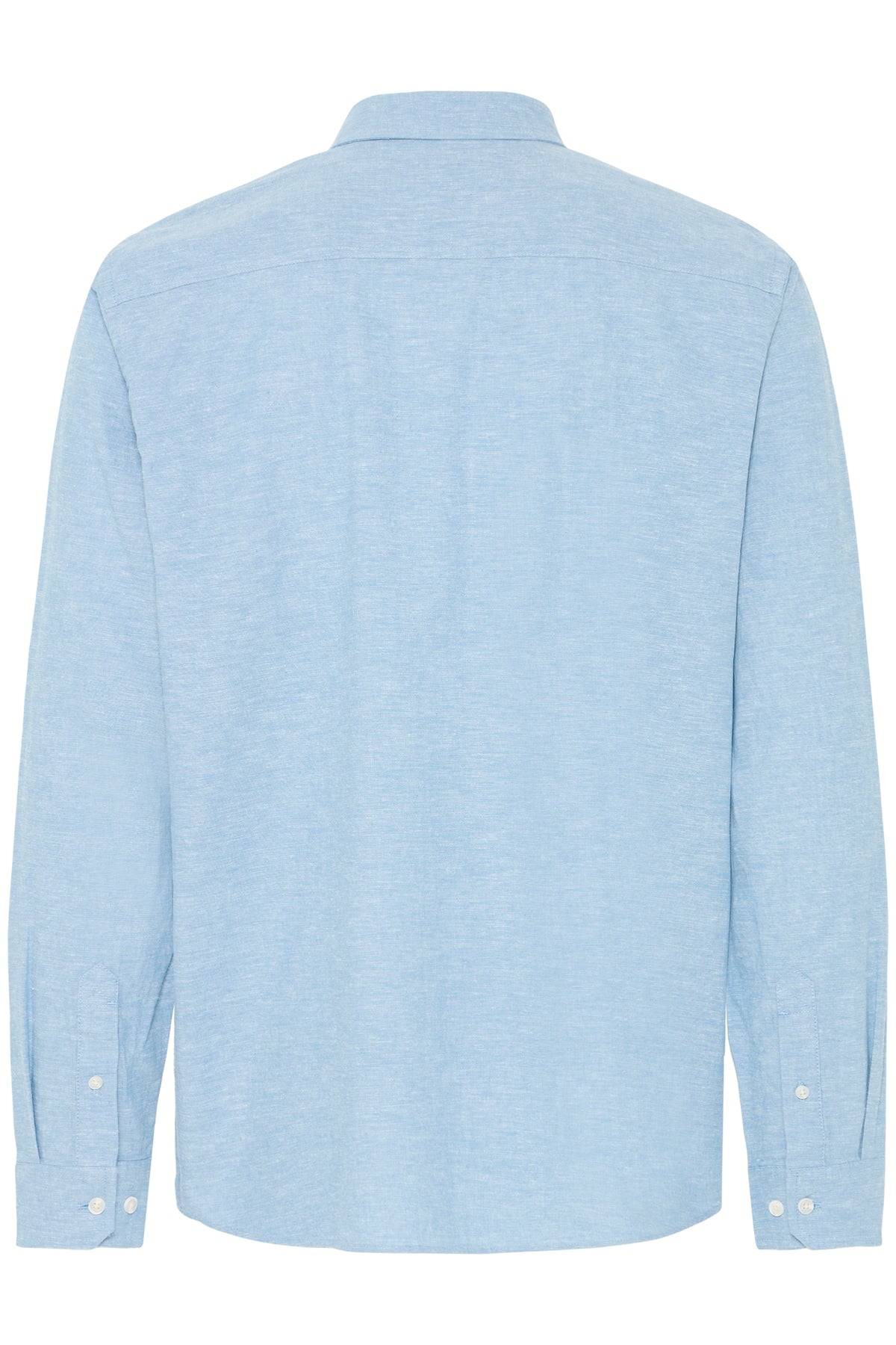 Blend - Linen Blend LS Shirt - Lichen Blue