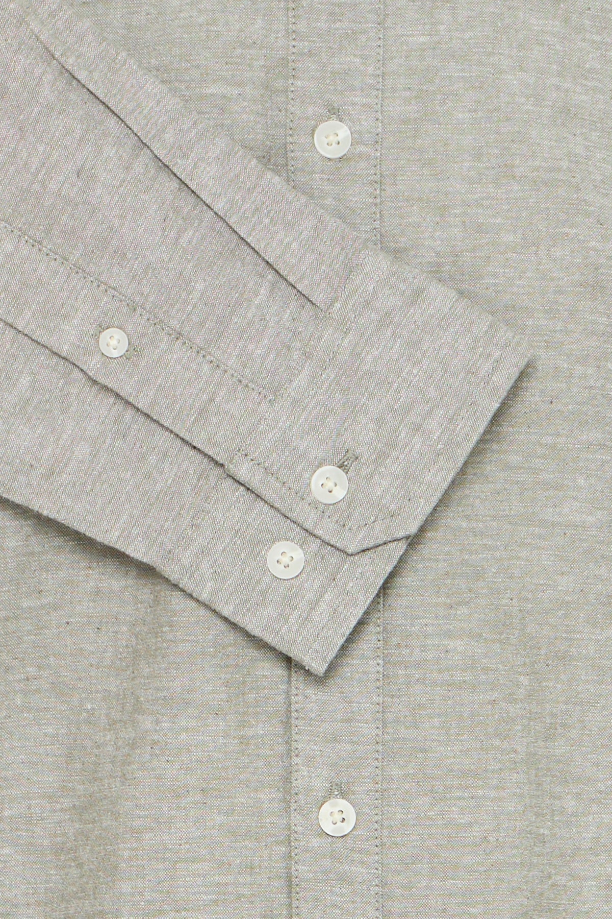 Blend - Linen Blend LS Shirt - Dusty Olive