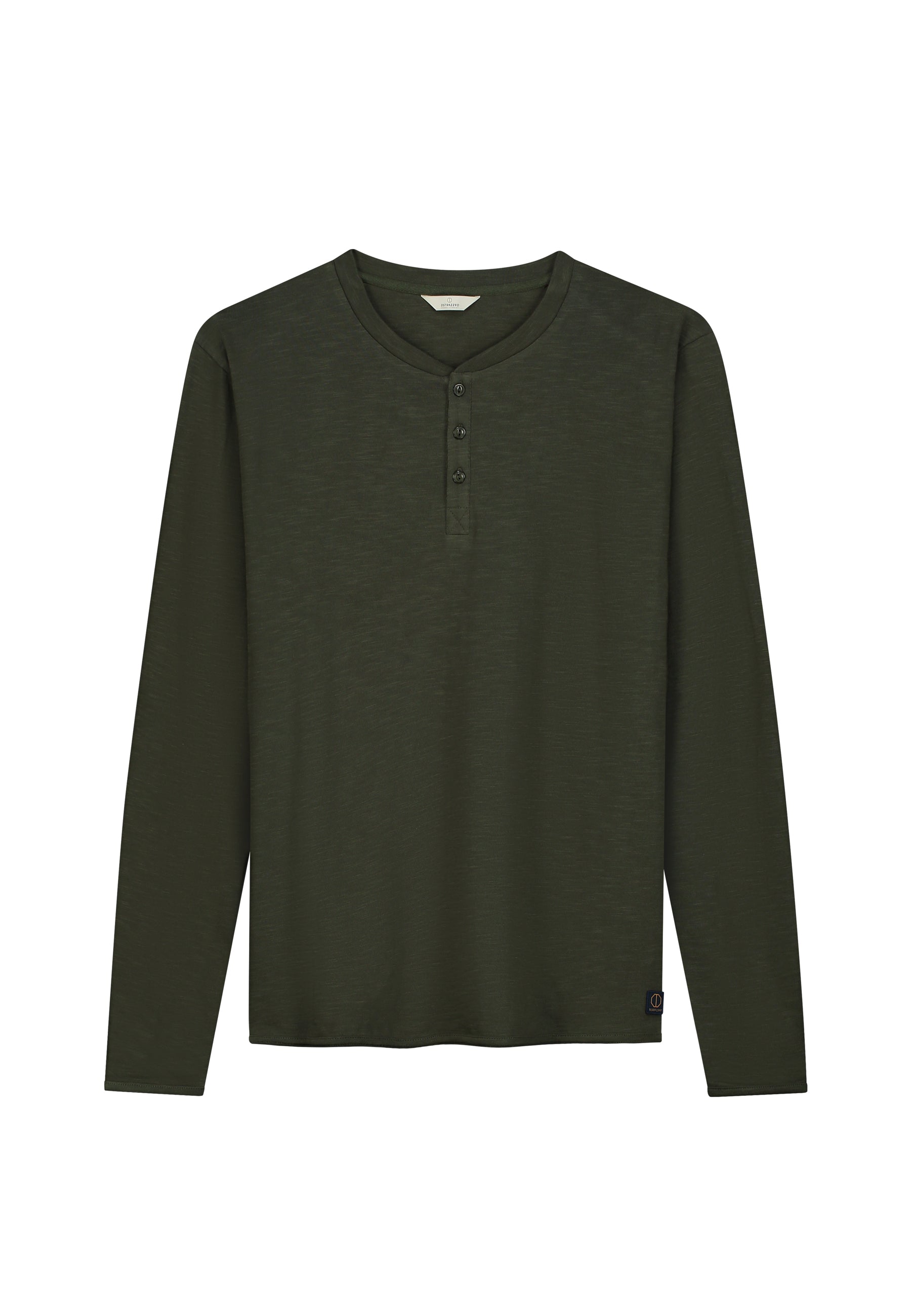 Dstrezzed - The Newman Henley LS Tee - Dark Army