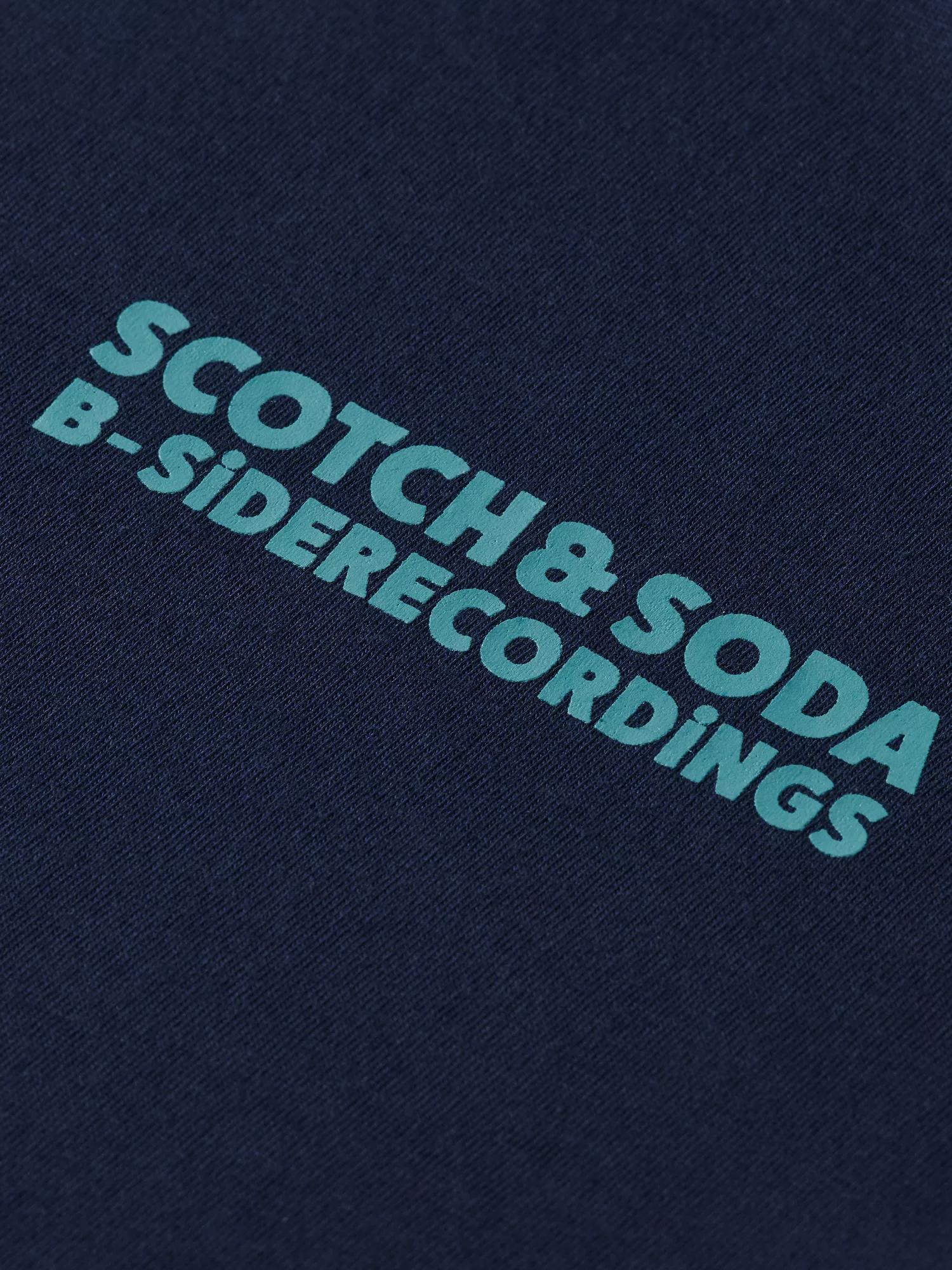 Scotch & Soda - Regular Fit Artwork Tee - Steel