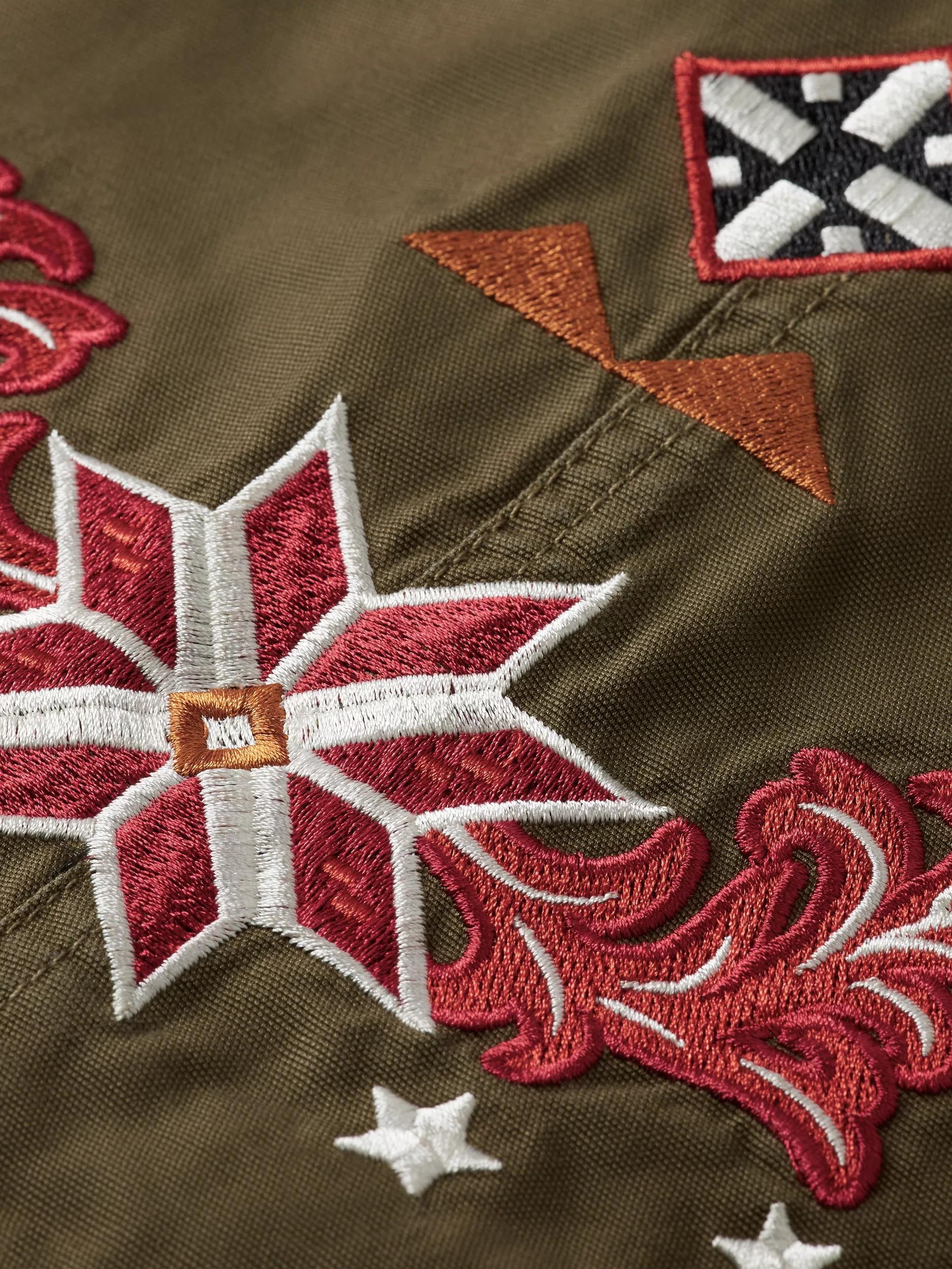 Maison Scotch - Embroidered Festival Jacket - Military