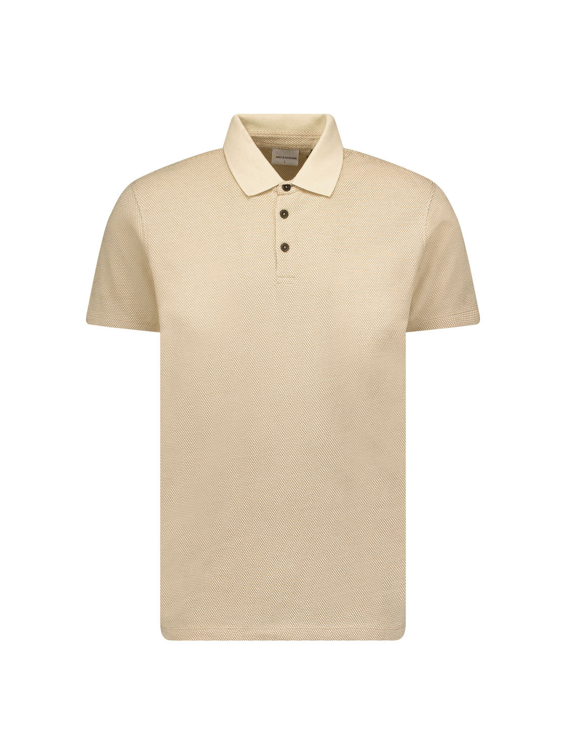 No Excess - Mesh Knit SS Polo - Desert