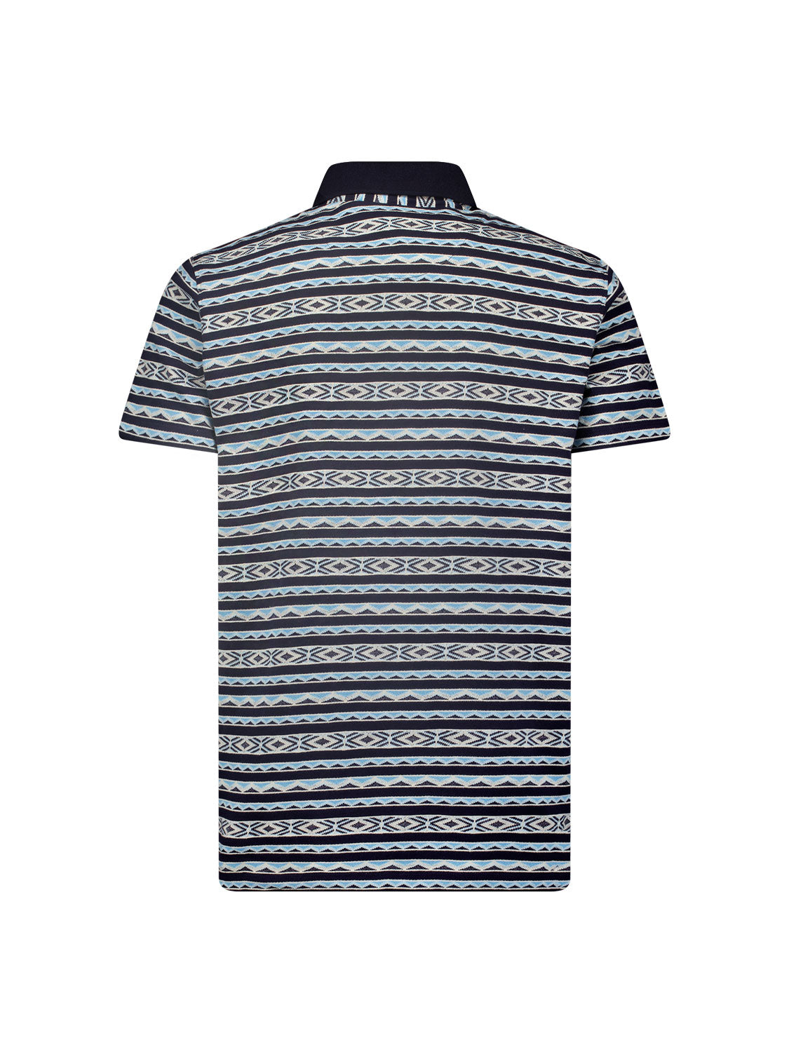 No Excess - Jacquard SS Polo - Night