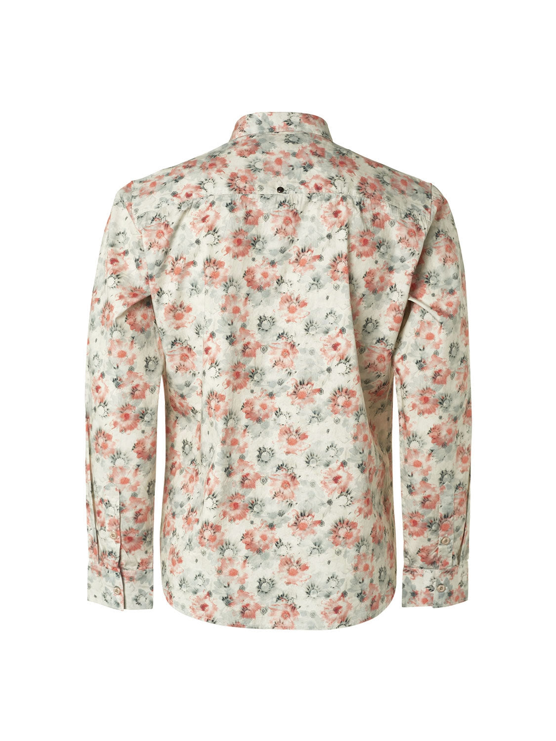 No Excess - Gazania Print LS Shirt - Melon