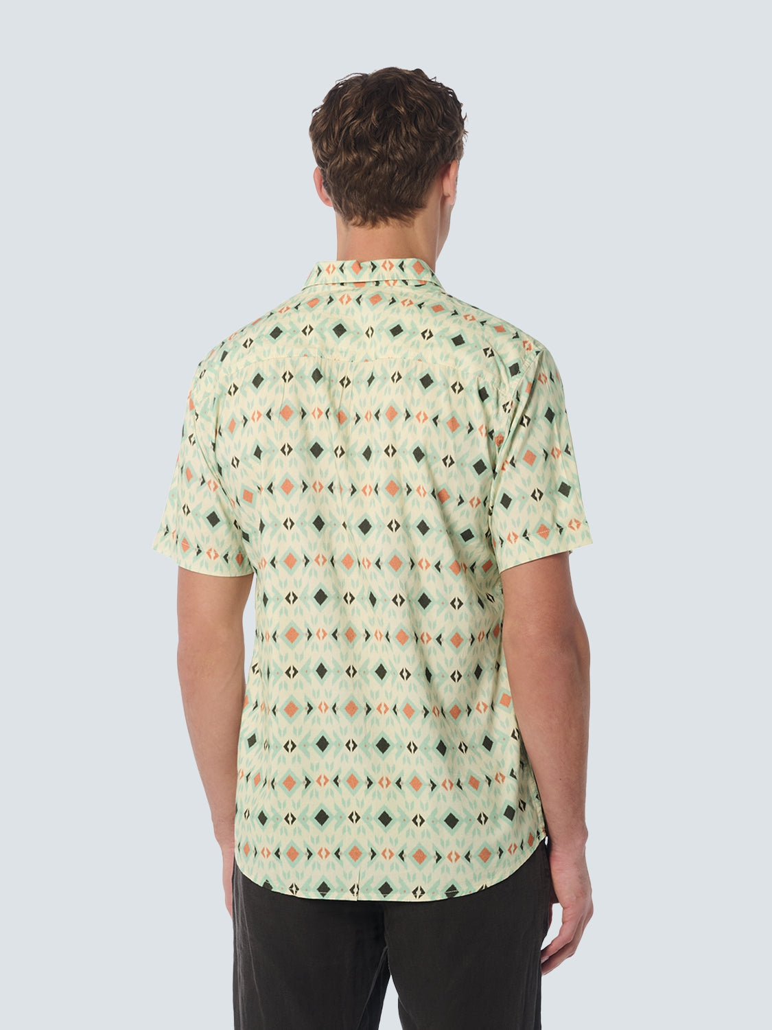 No Excess - Cancun Print SS Shirt - Offwhite