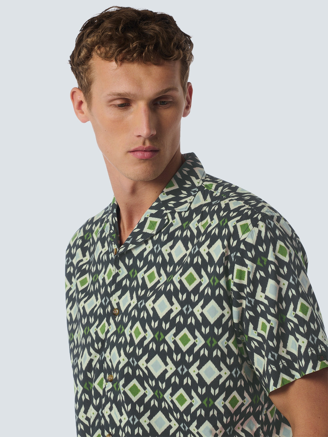 No Excess - Cancun Print SS Shirt - Night