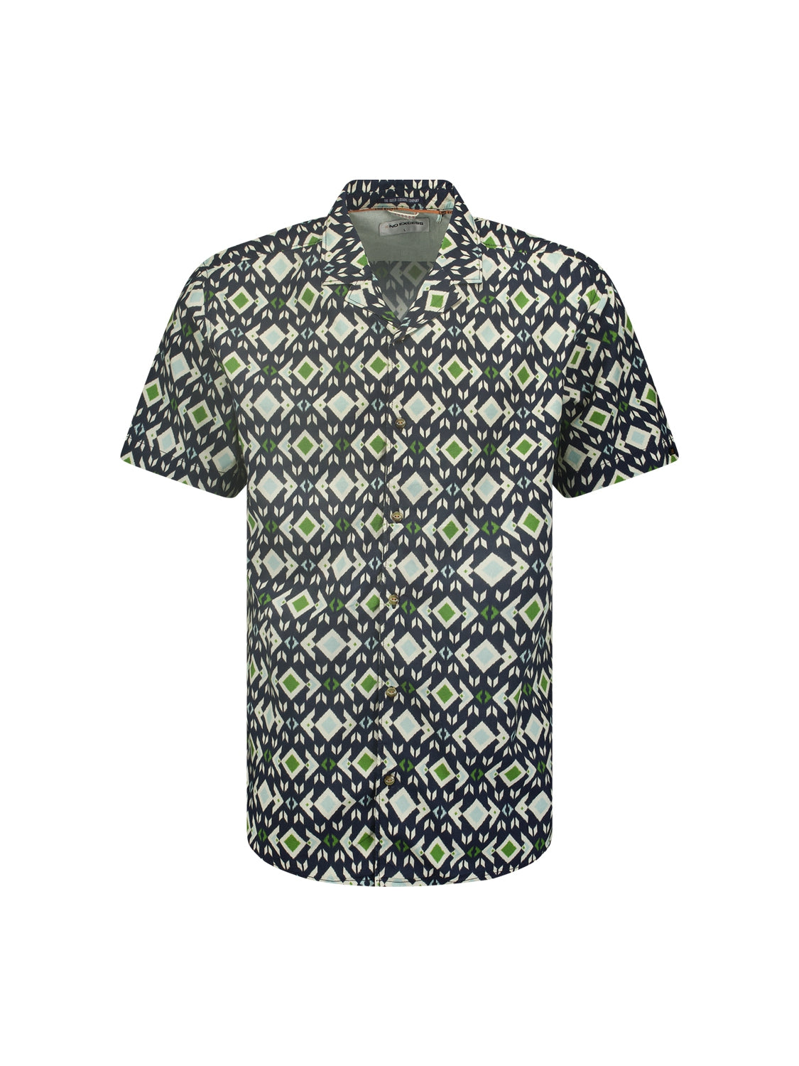 No Excess - Cancun Print SS Shirt - Night