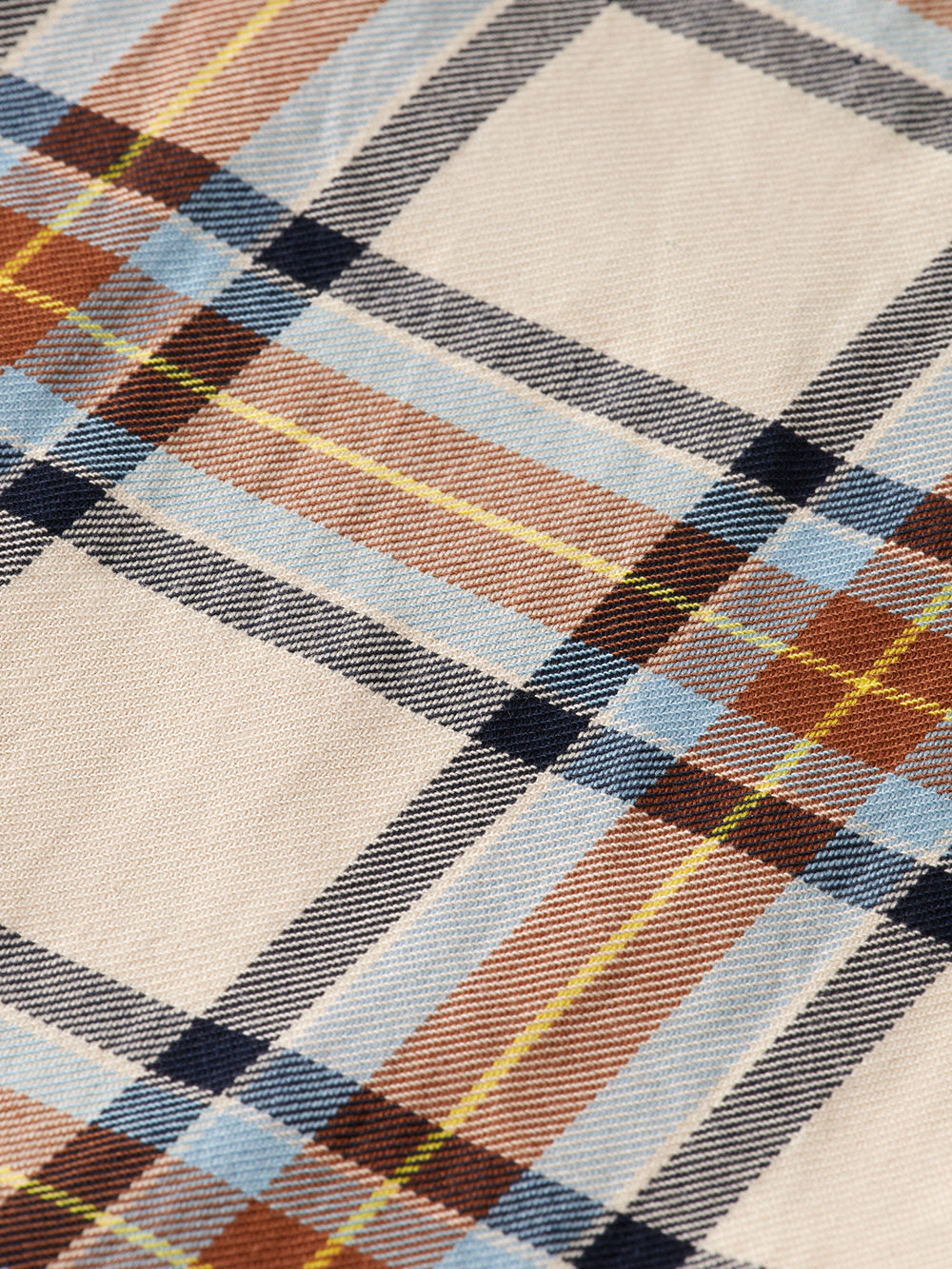 Scotch & Soda - Yarn-Dyed Flannel Check Shirt - Beige Check