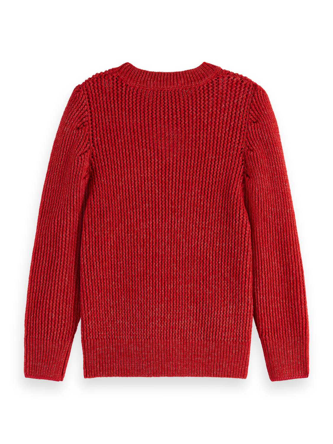 Maison Scotch - Puffed Sleeve Pullover - Lipstick Red