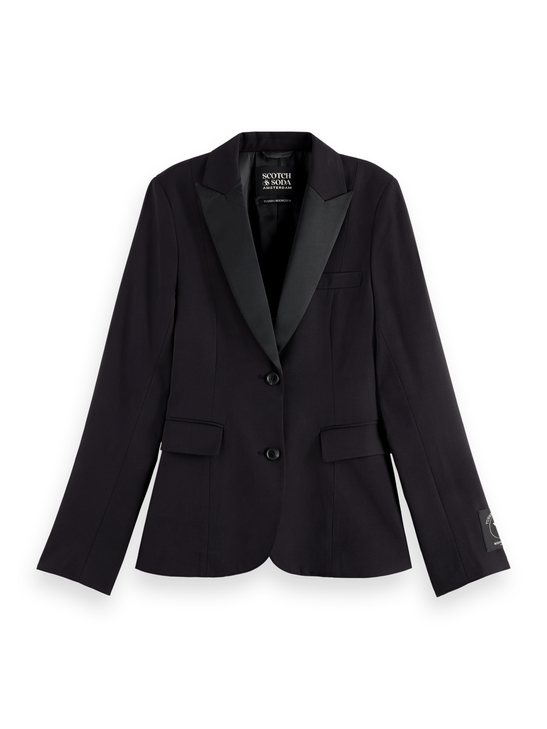 Maison Scotch - Tuxedo Blazer - Evening Black